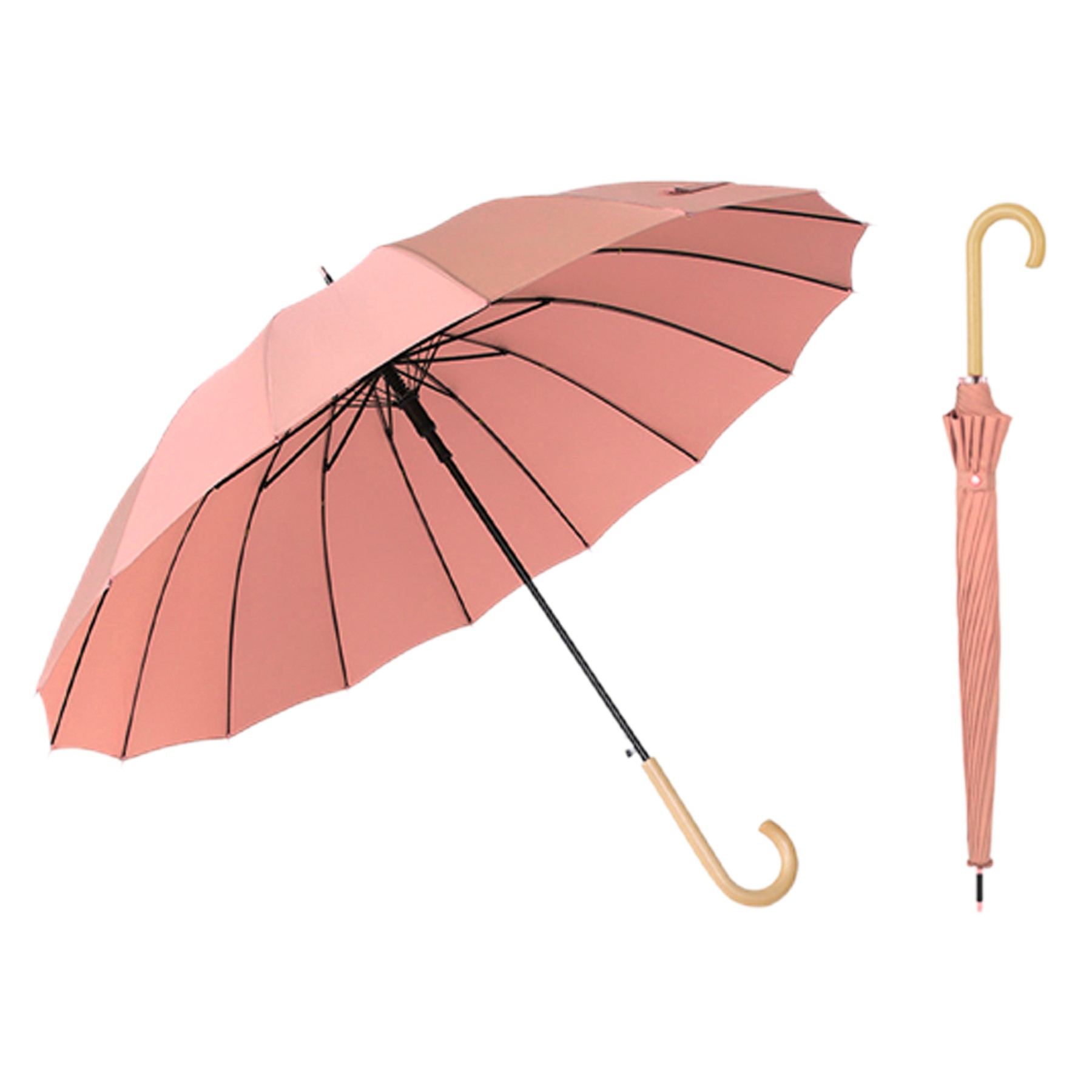 Umbrella With Log Handle 8