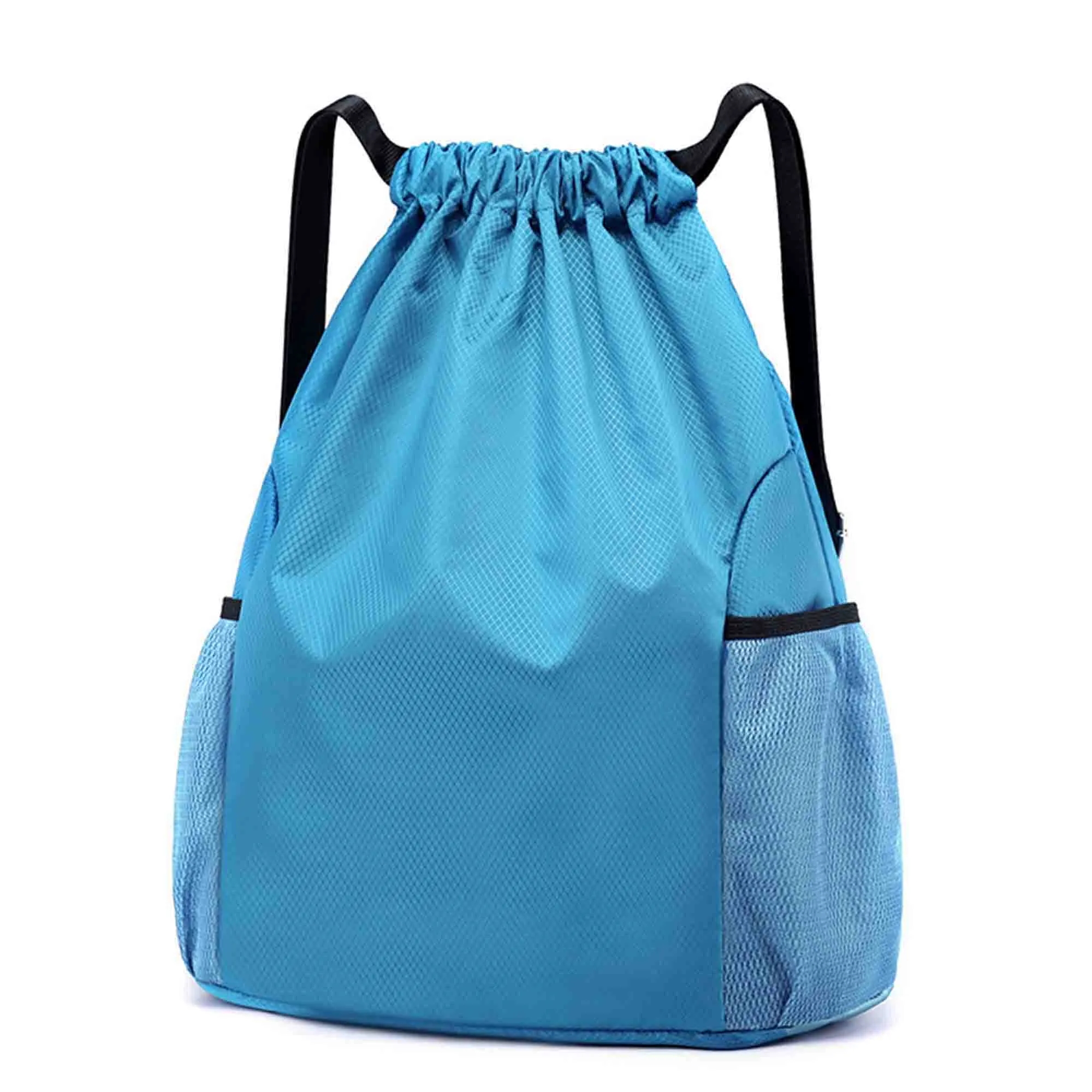 Waterproof Mesh Pocket Drawstring Backpack 4