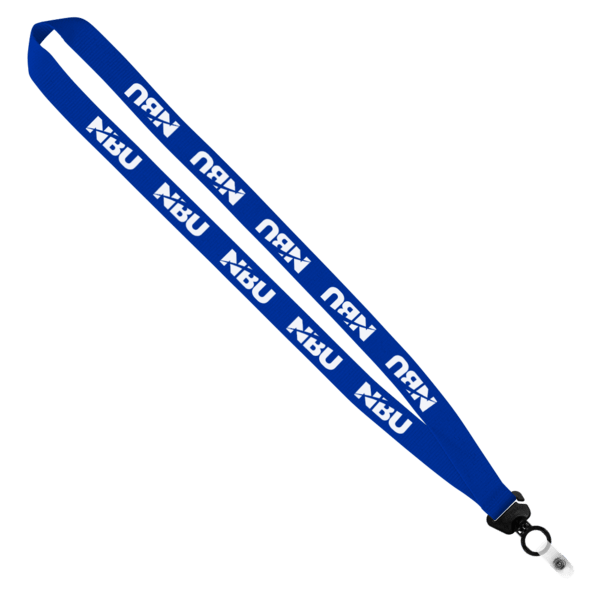 Evolution34 - 3/4" Polyester Welded Lanyard with Trapezoid and Plastic O-Ring 85