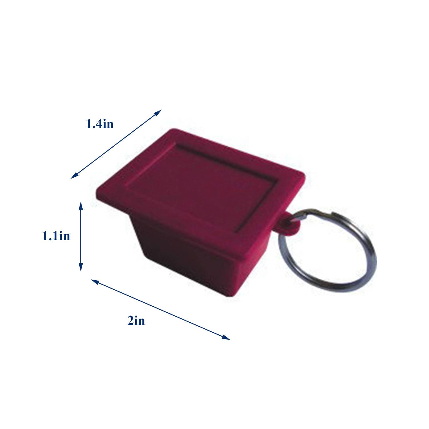 Mini Plastic Pill Box Keychain 2