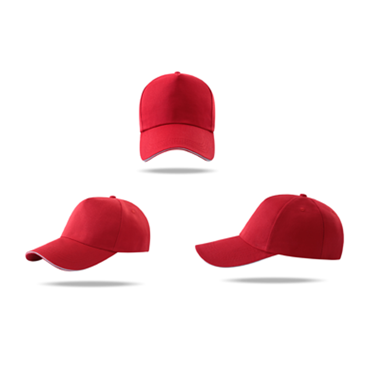 Stock Solid Color Cotton Twill 5 Panel Cap w/Velcro Back Fastener 3
