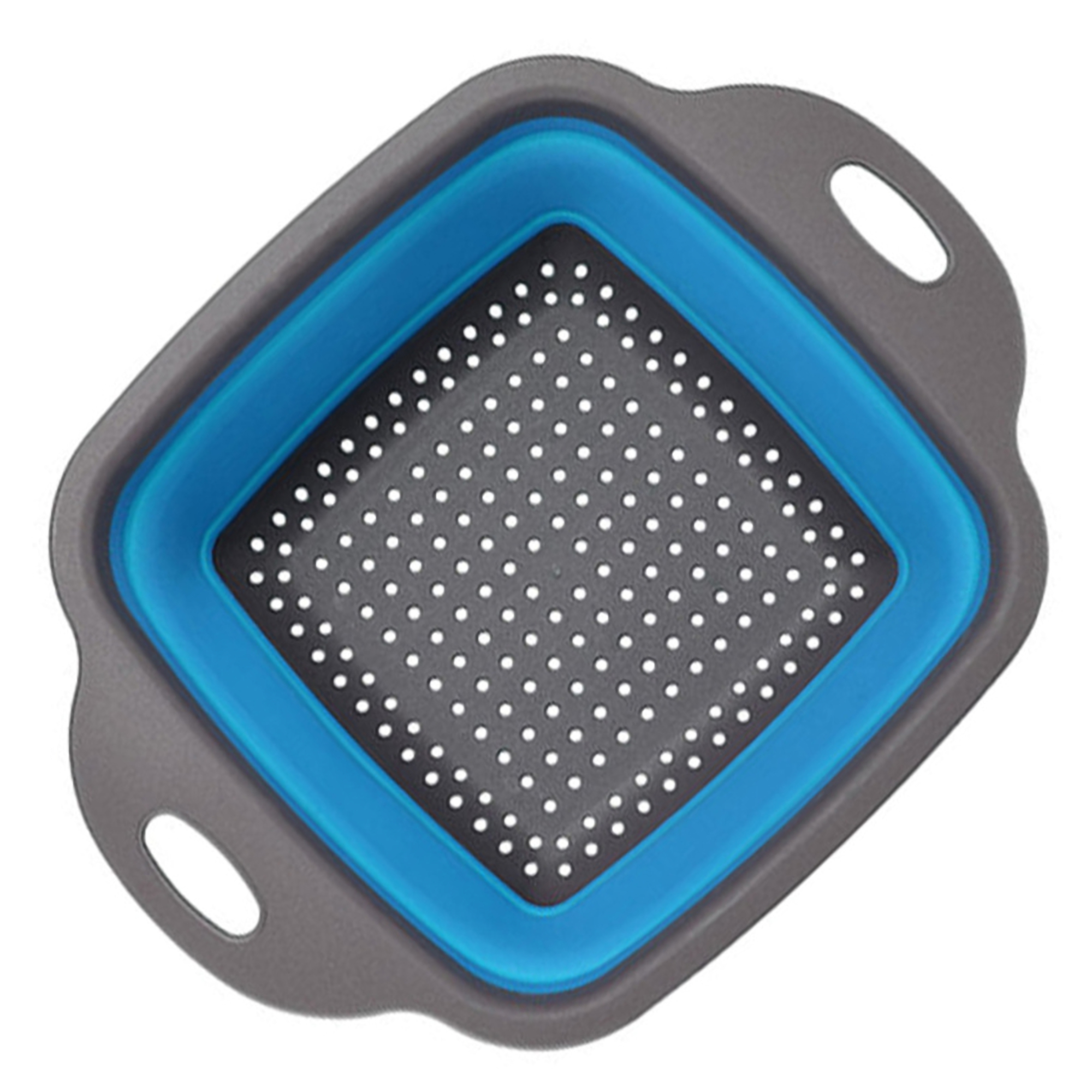 Small Square Collapsible Silicone Strainer 2