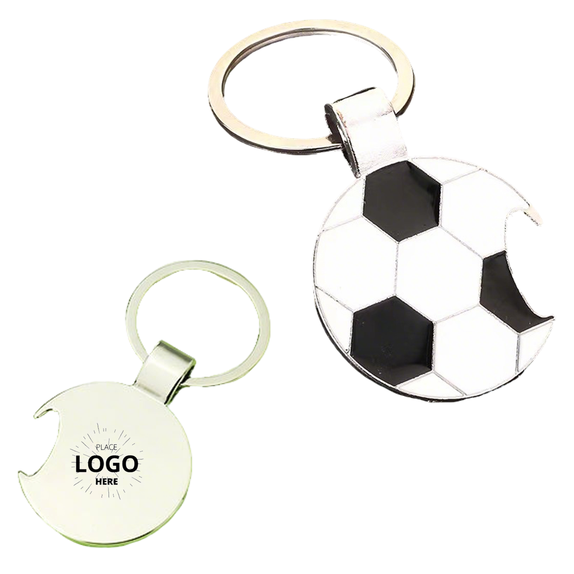 Promotional Soccer Bottle Opener Keychain 2