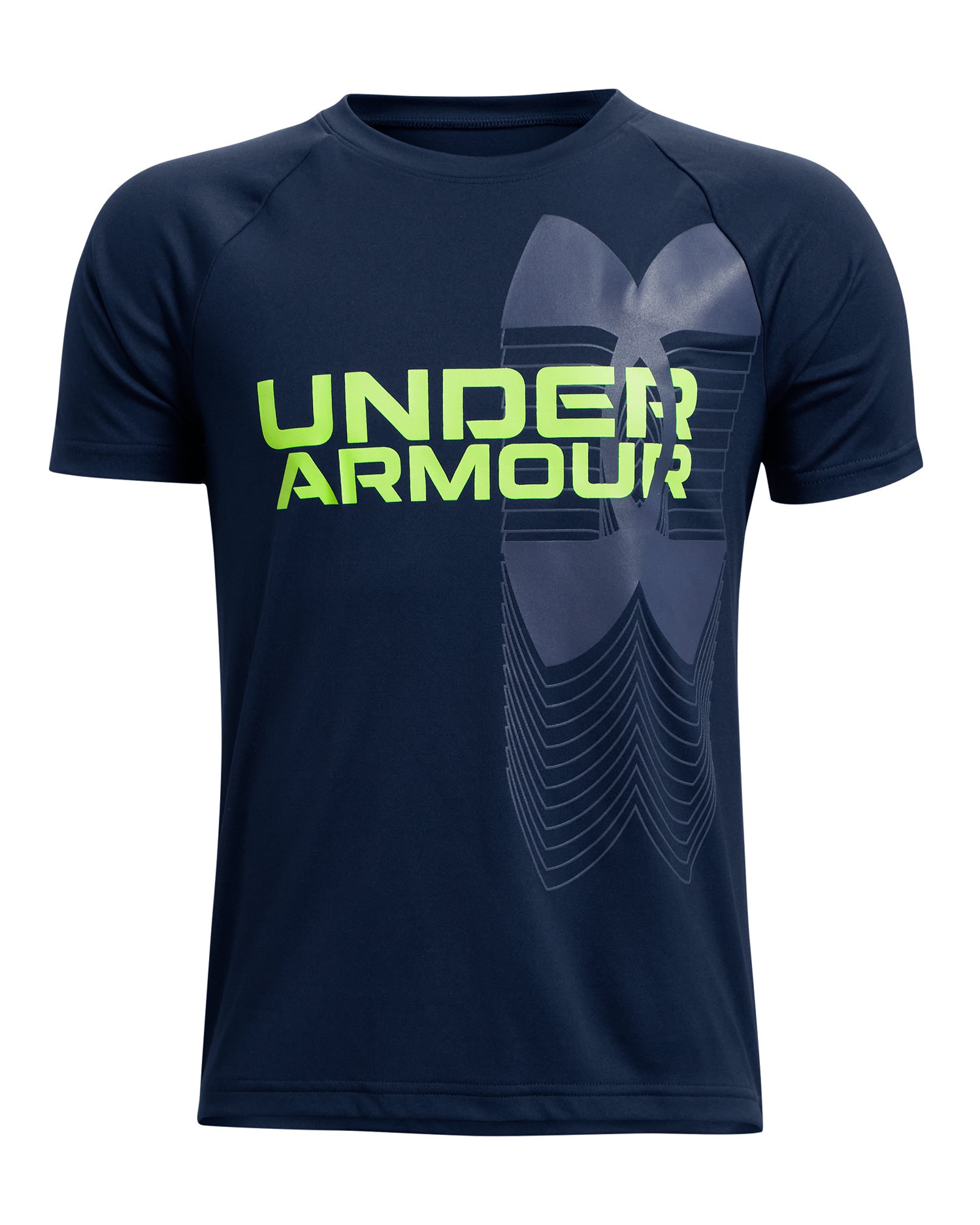 Boys' UA Tech Logo Fade Short Sleeve 3