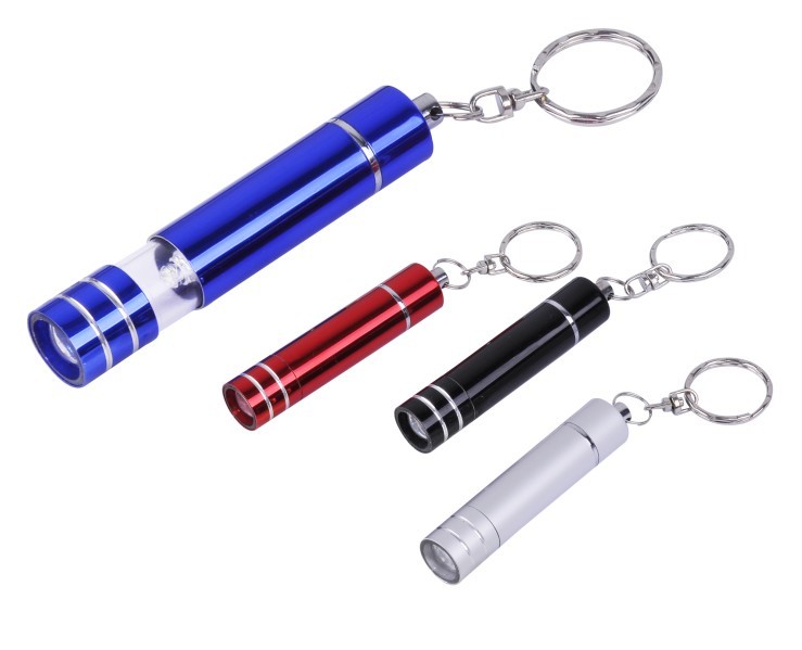 Aluminum LED Flashlight with Keyring 2
