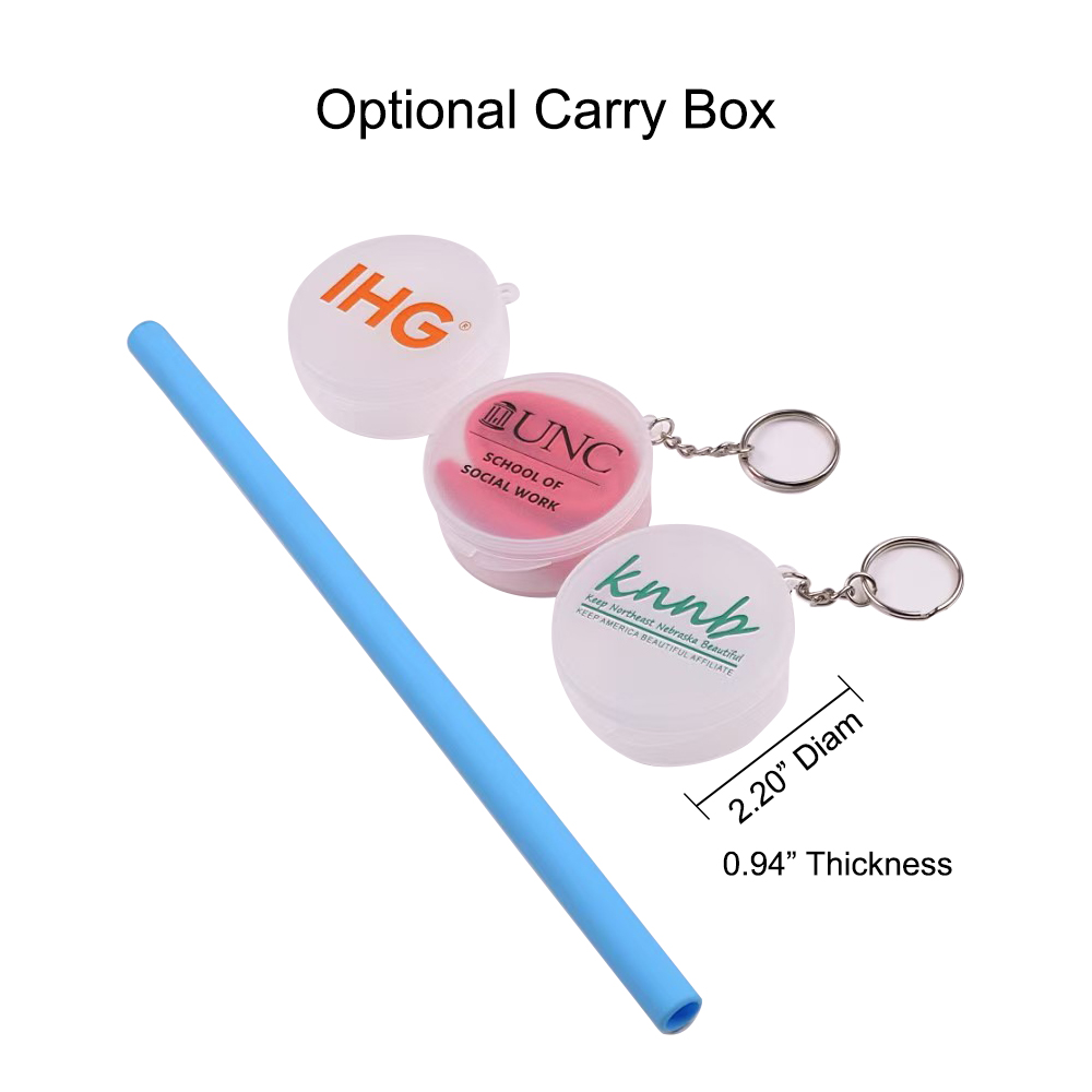 Reusable Silicone Drinking Straw Straight 14