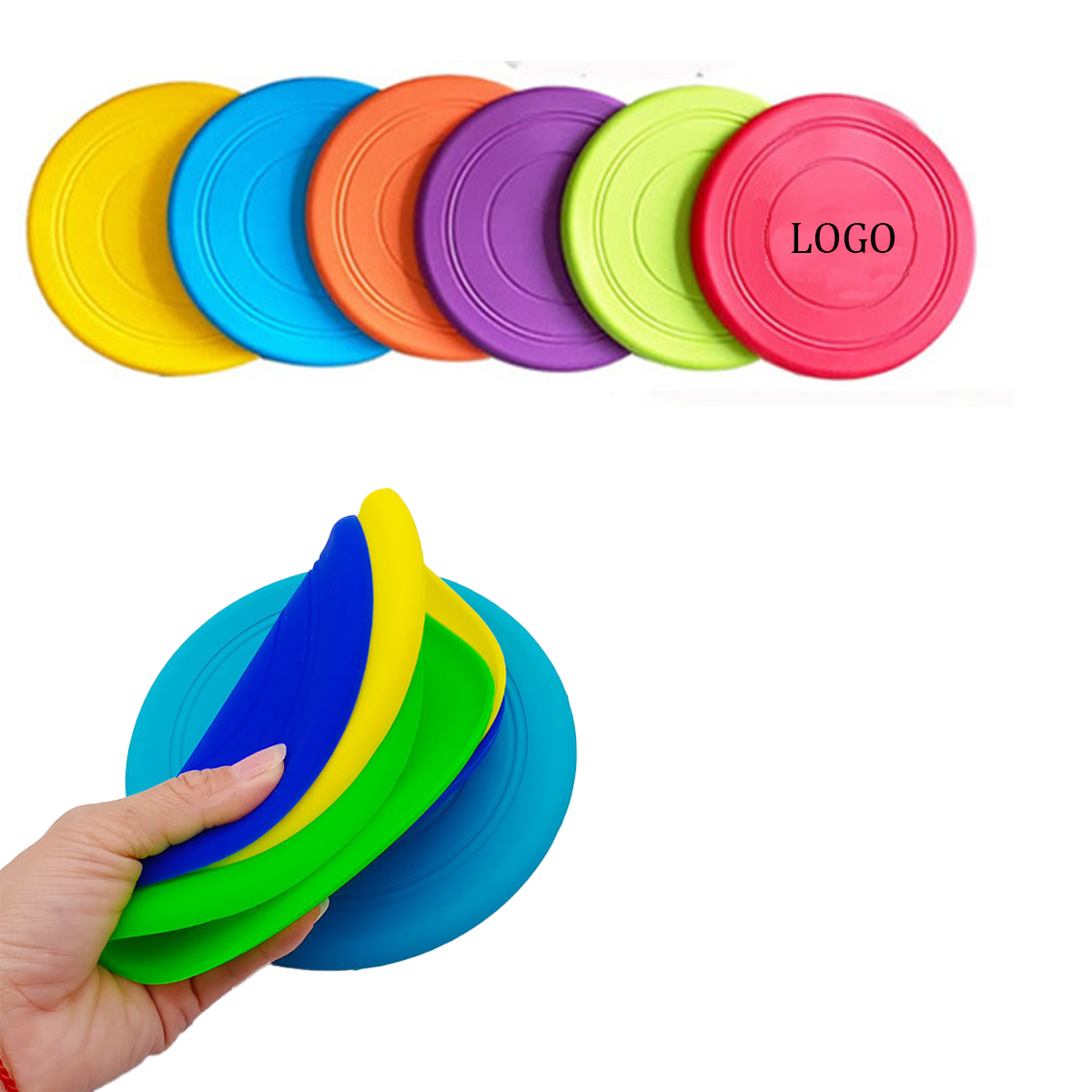 Silicone Pet Frisbee 1