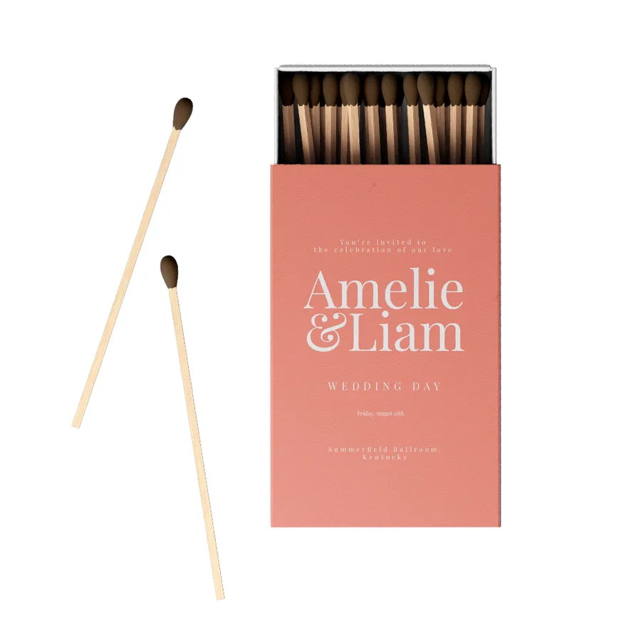 Wedding Favor Matchboxes 4