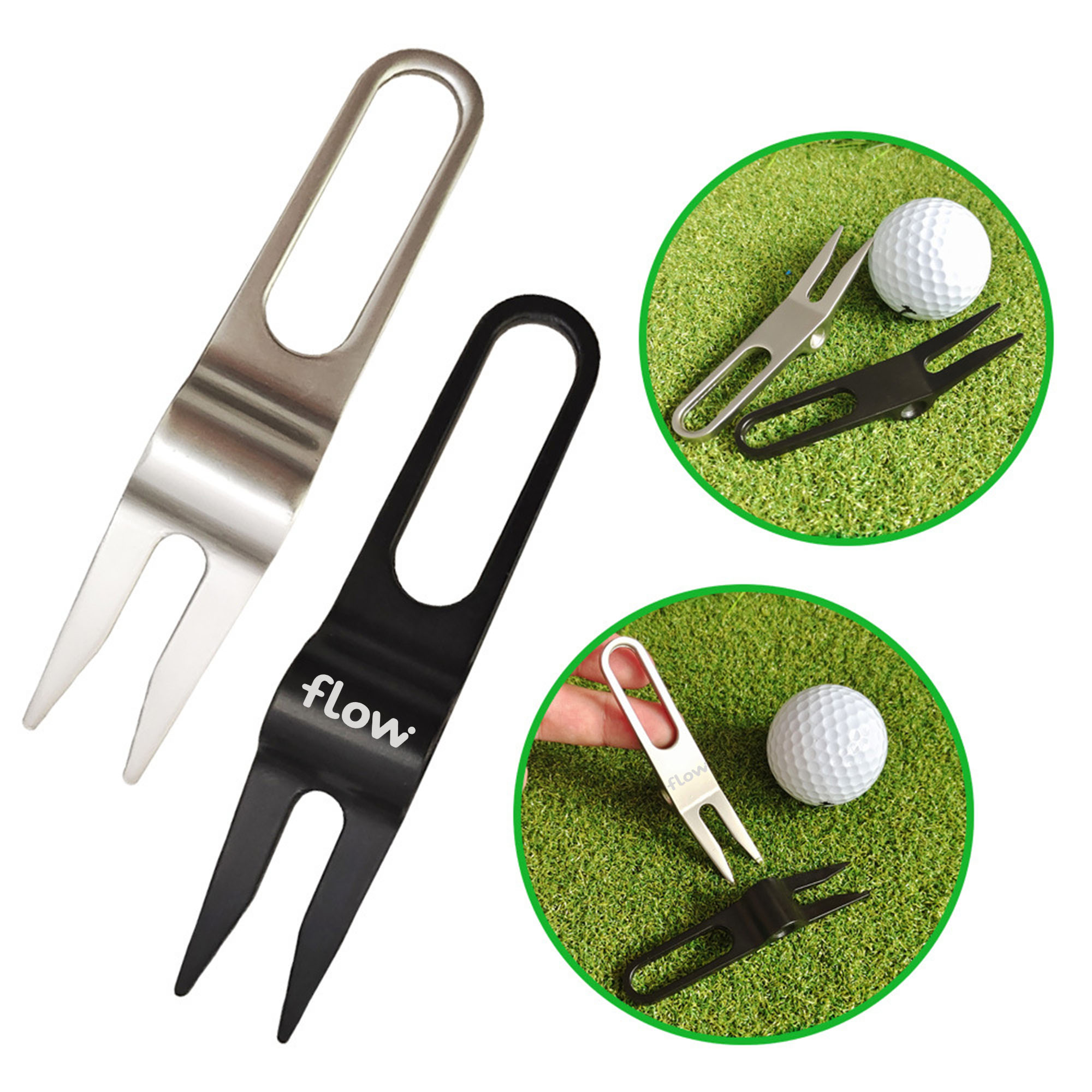 Zinc Alloy Golf Ball Fork Divot Repair Tool 4