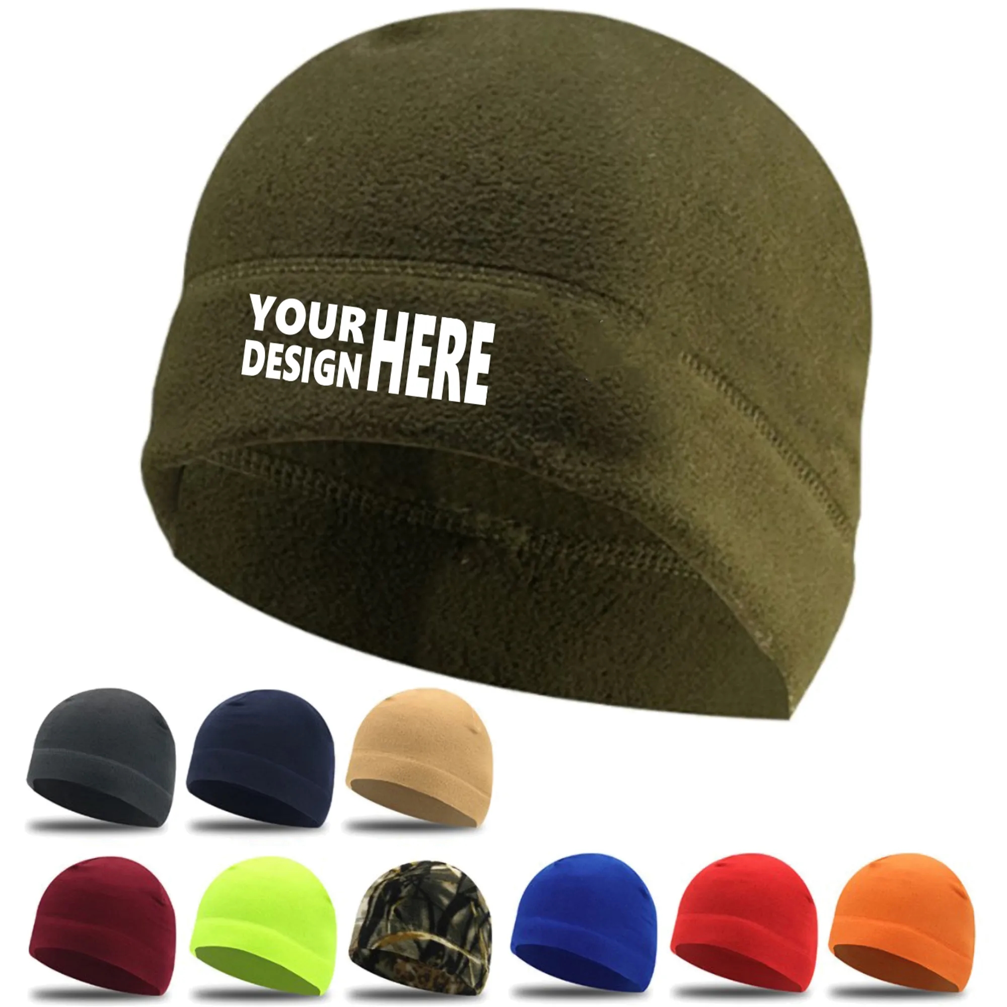 Fleece Beanie Warm Skull Cap 1