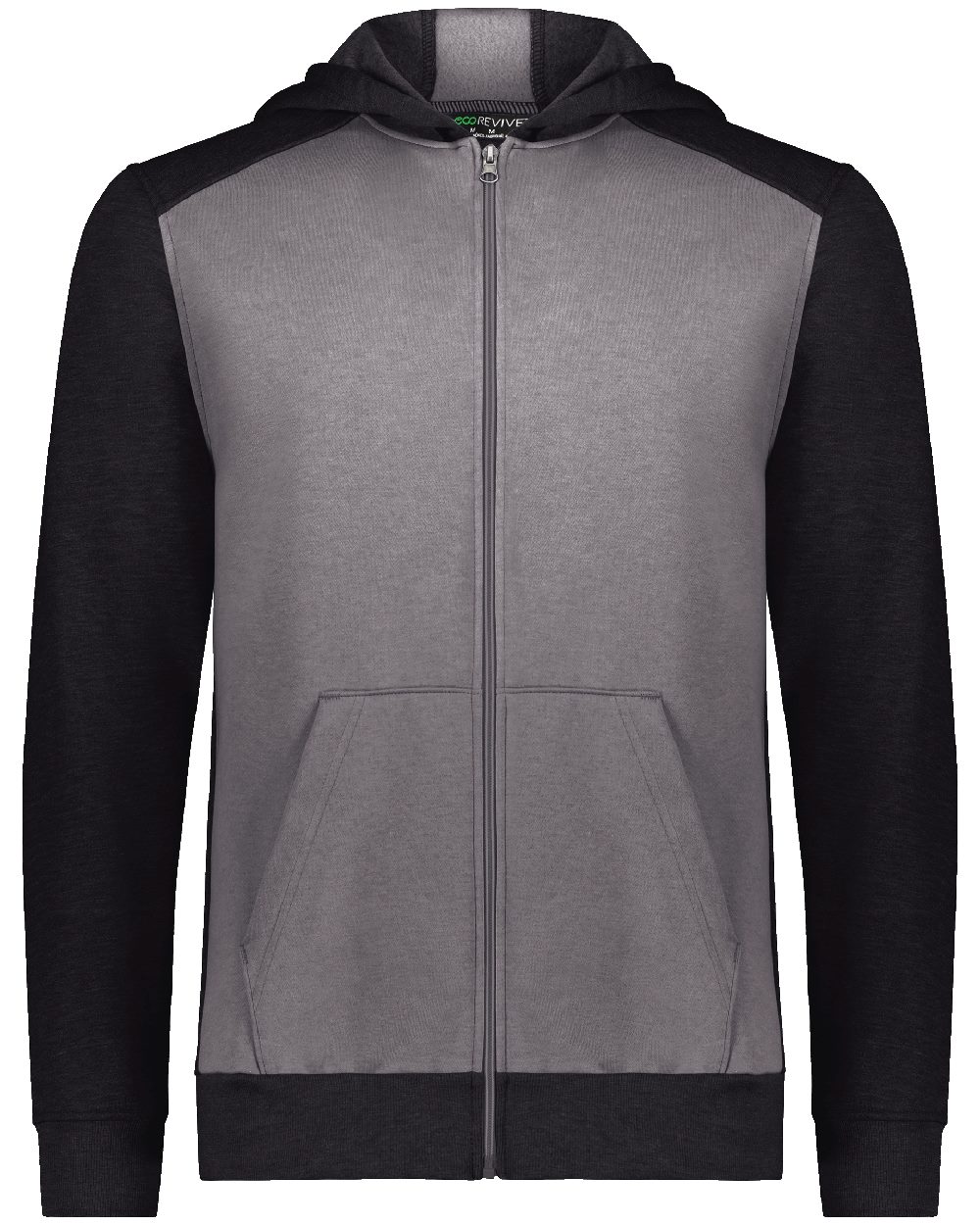 Youth Eco Revive™ Three-Season Triblend Fleece Full-Zip Hooded Sweatshirt - 6900 3