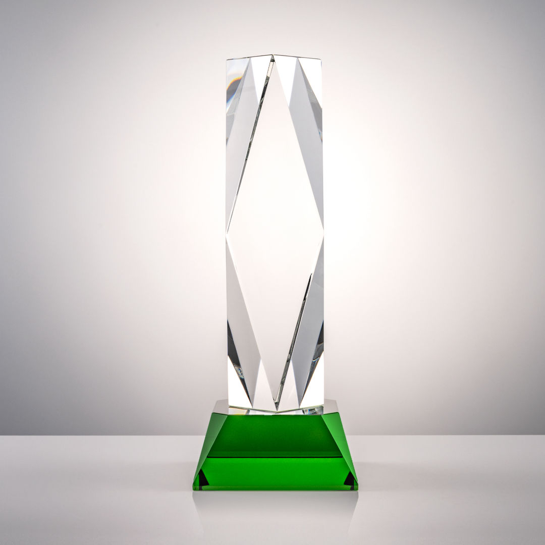 President VividPrint™ Award on Base - Green 3