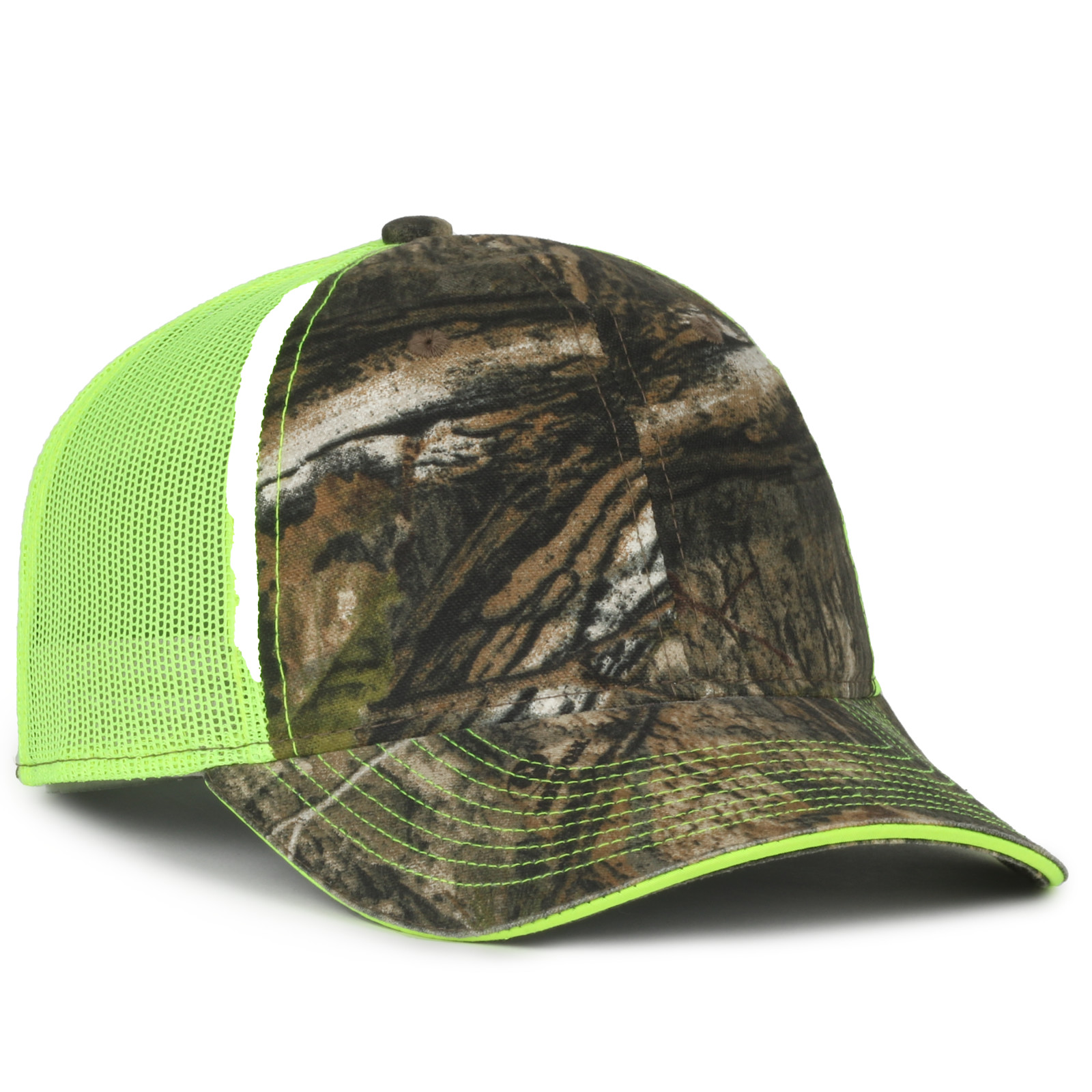 Washed Camo Cap w/Contrasting Mesh Back 12