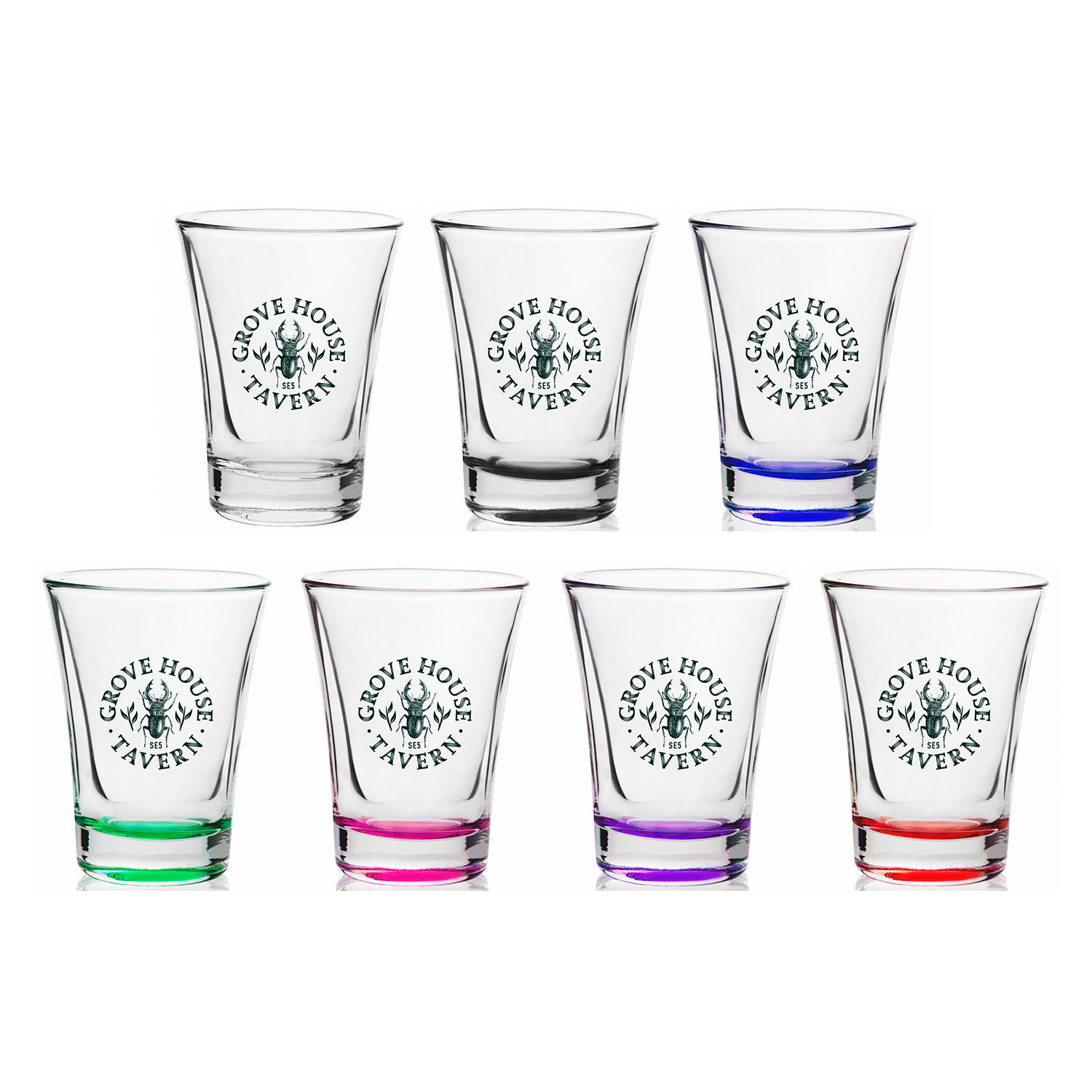 2 oz. Traditional Shot Glasses 3