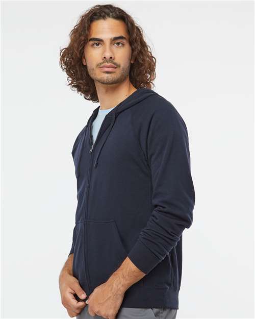 Unisex Special Blend Raglan Full-Zip Hooded Sweatshirt - PRM33SBZ 52