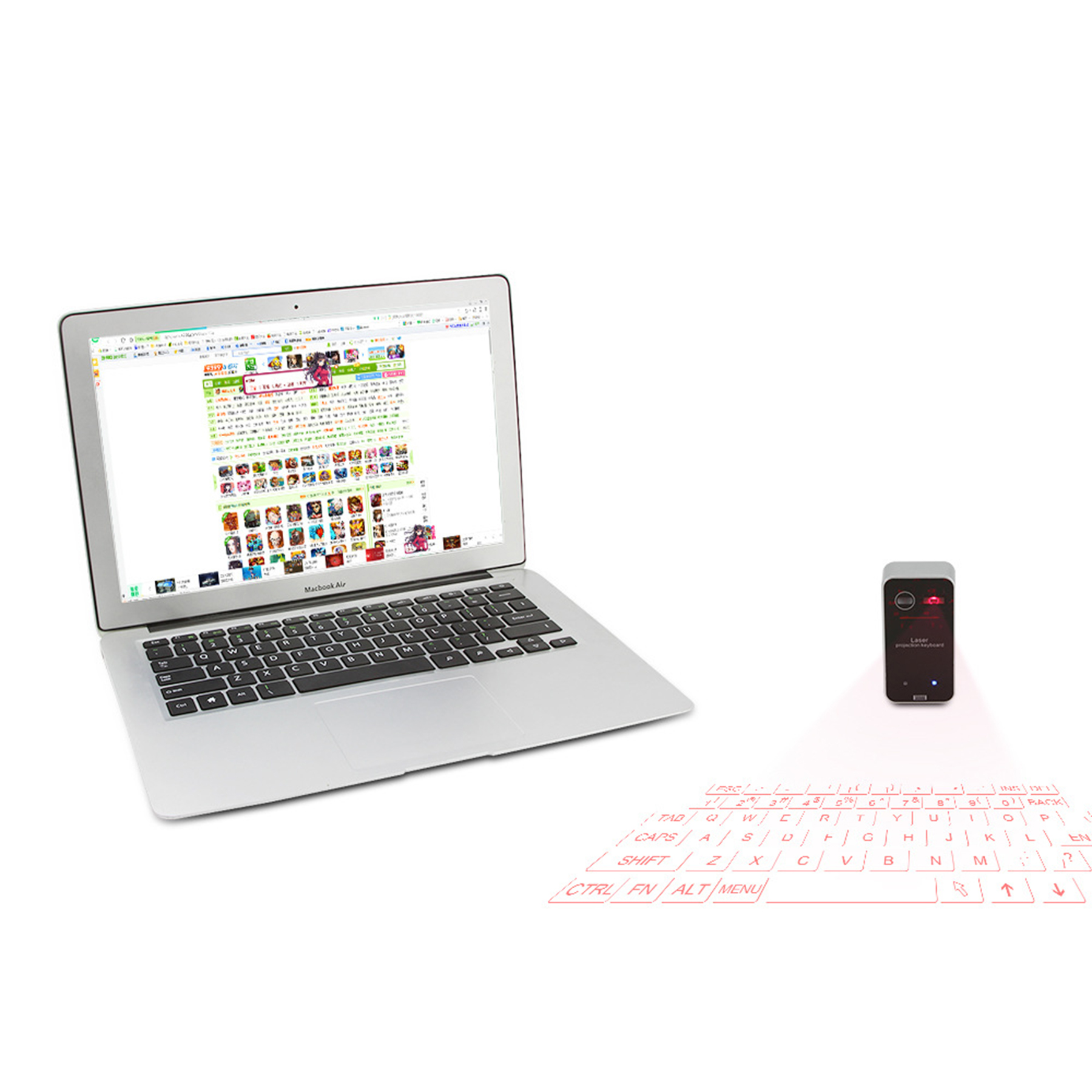 Laser Projection Bluetooth Virtual Keyboard 1