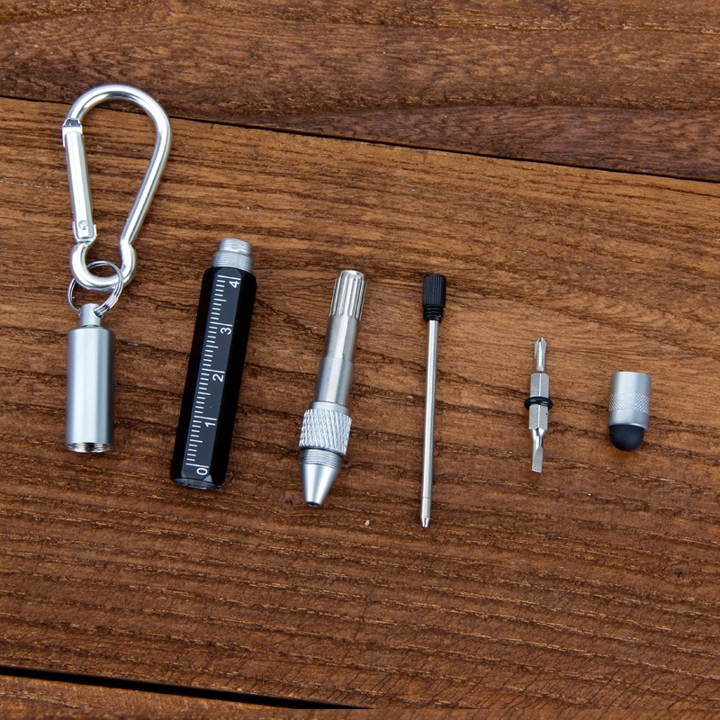 6-In-1 Multiuse Tool Stylus Twist Pen 12