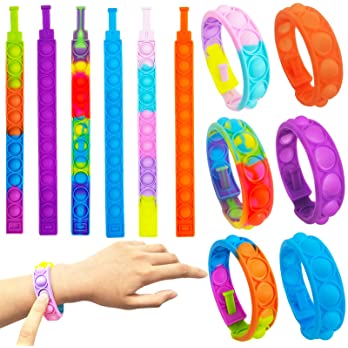 Tomoin Portable Pop Bracelet Wristband Fidget Toy / Buckle 9