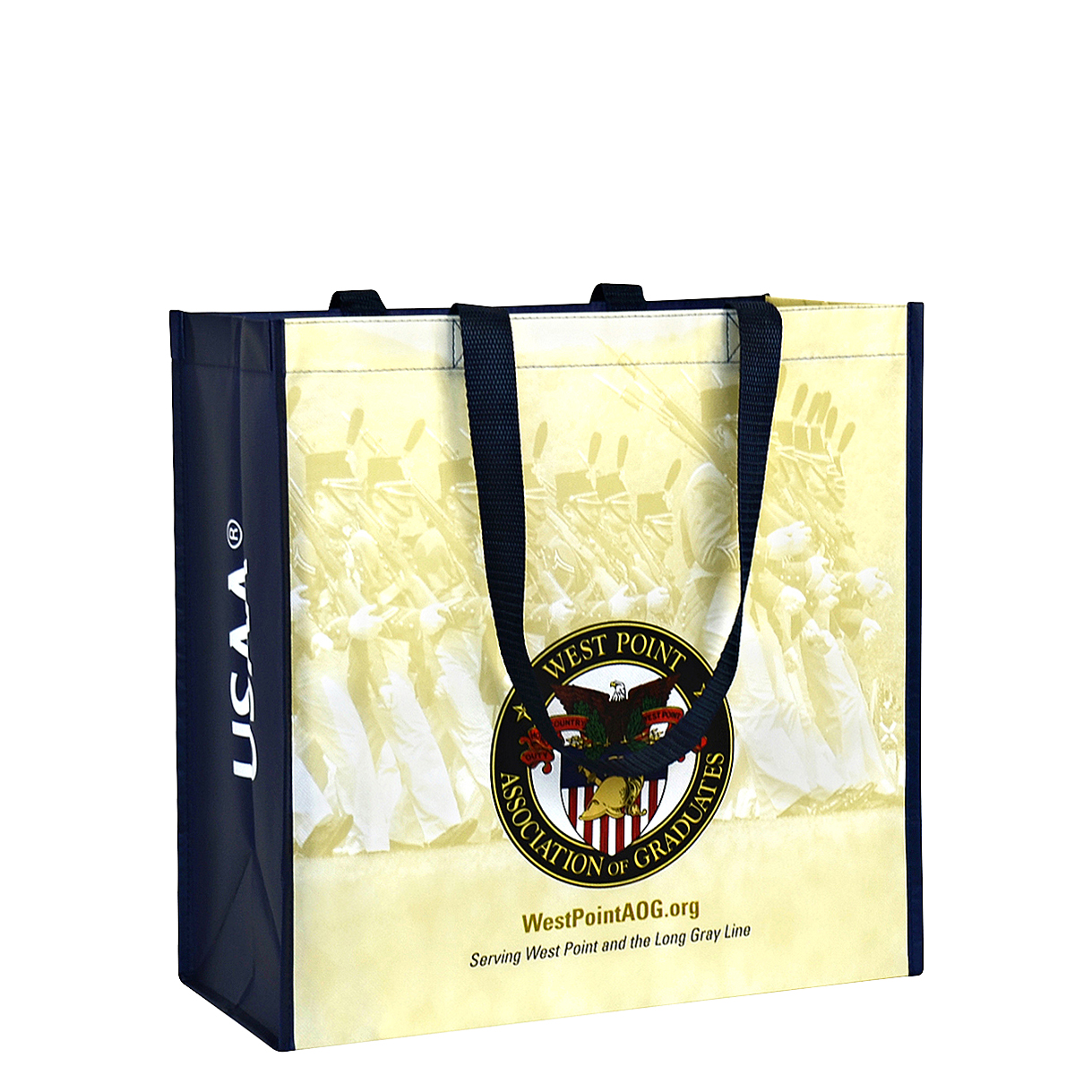 Custom Full-Color Laminated Non-Woven Promotional Tote Bag 15"x15"x6" 3