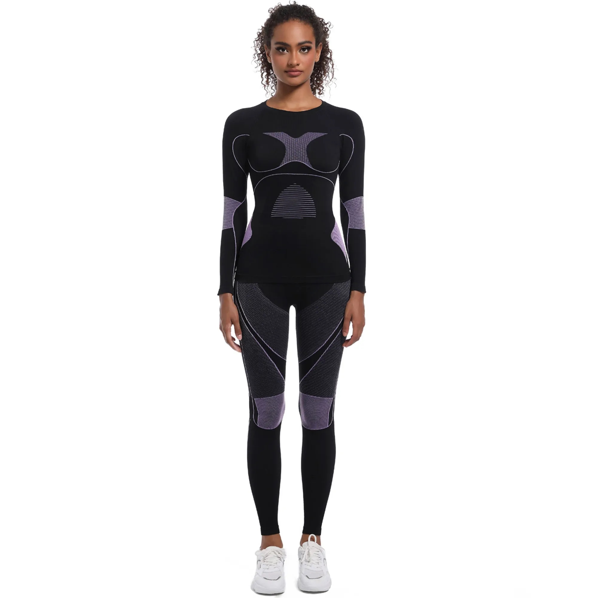 Women's Seamless Knitted Long Sleeved 1