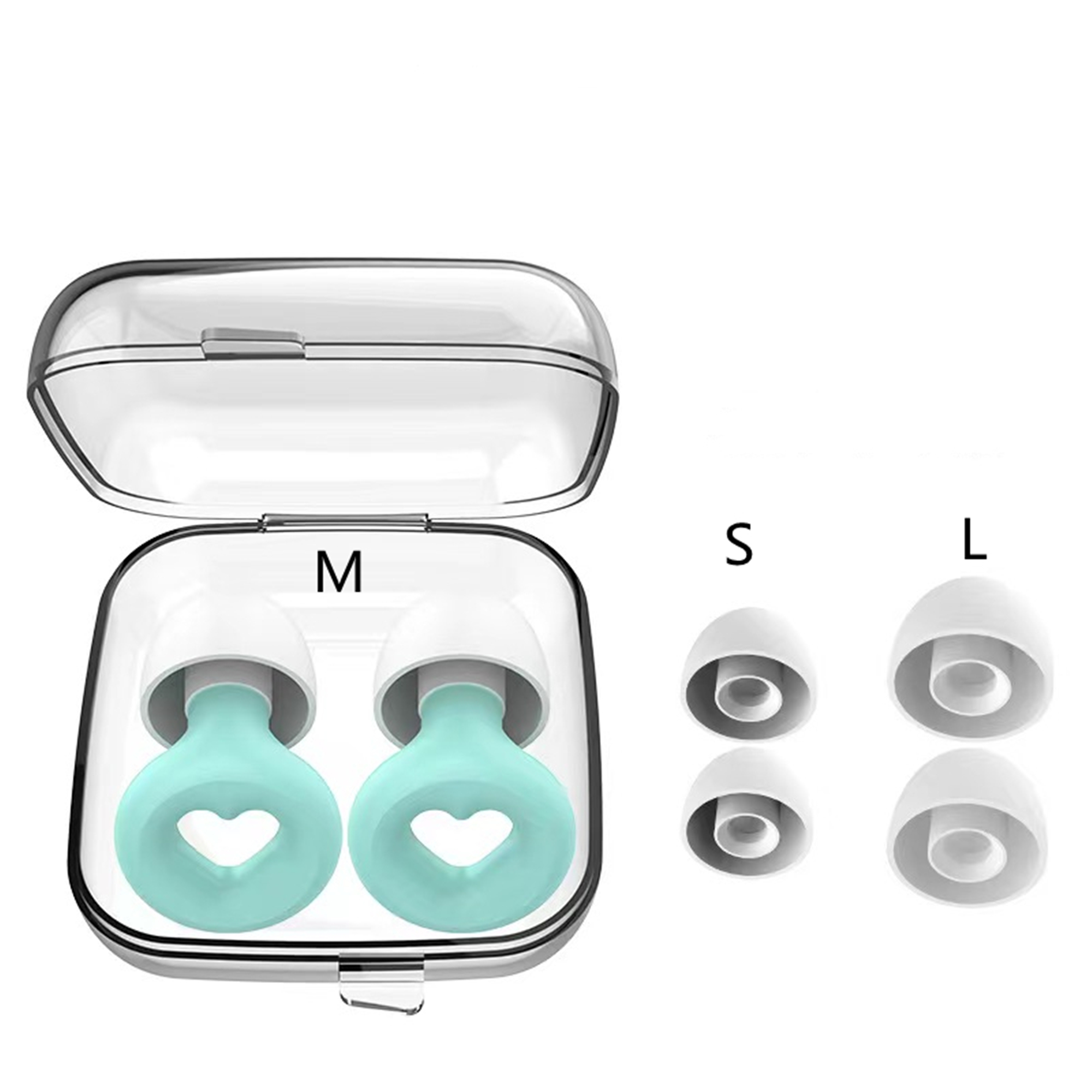 Heart Reusable Silicone Ear Plugs For Noise Reduction 5
