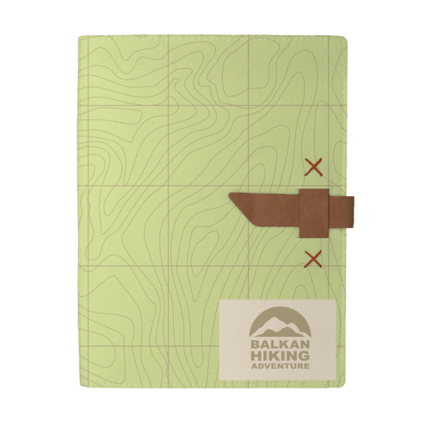 Hubbard Dye-Sublimated Felt Padfolio 8