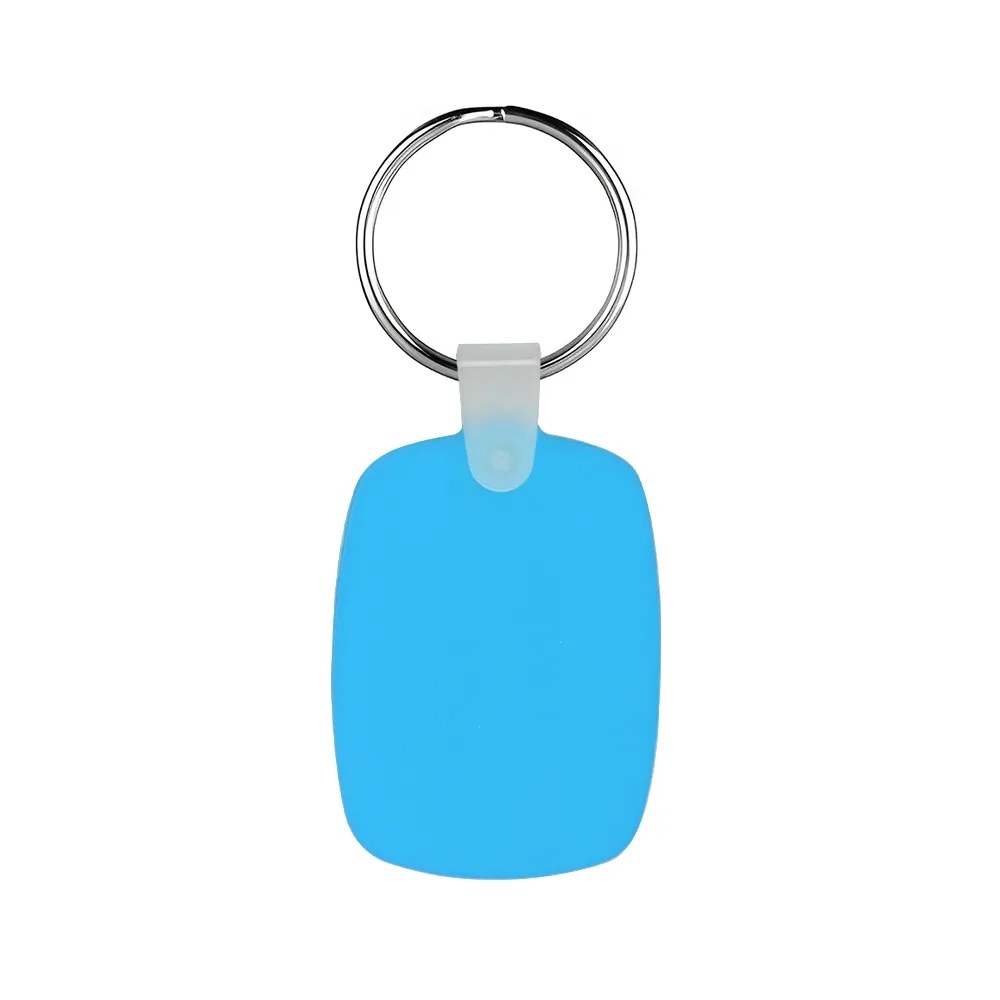 Oval Shaped Silicone Keychain 13