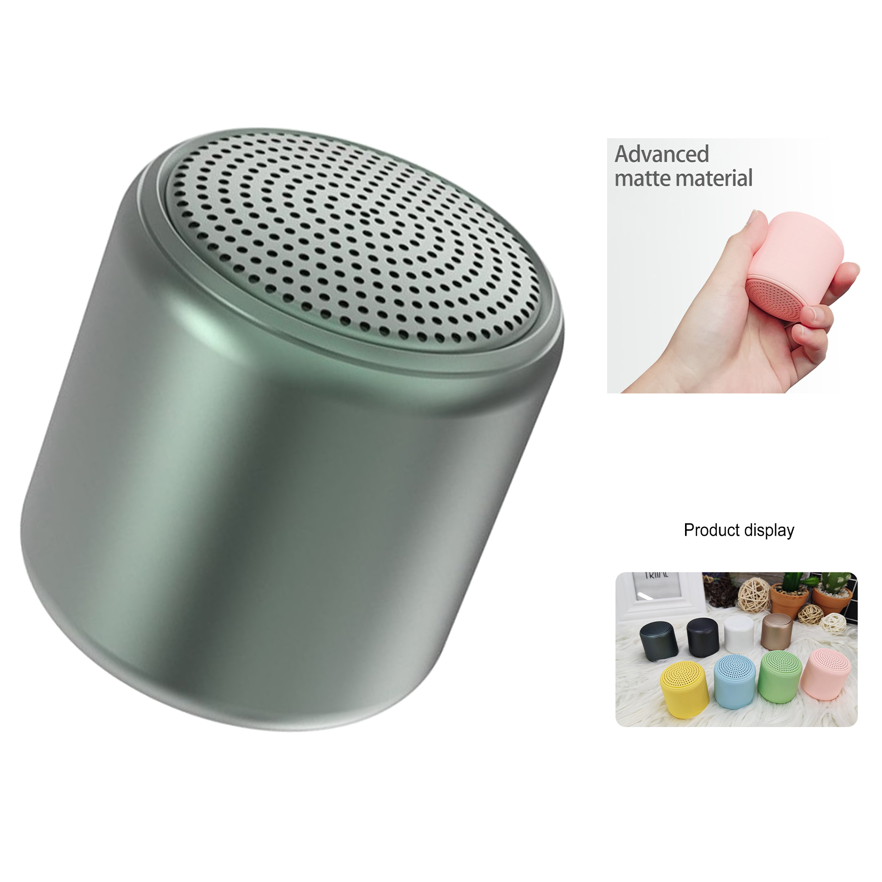 Portable Speaker Lightweight Mini Speaker for Shower Room Bike Car 2