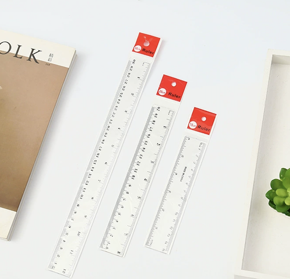 Imprinted Plastic Ruler-12" 5