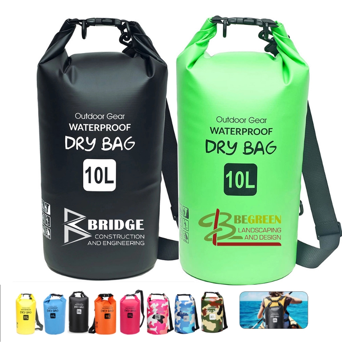 Custom High Quality Roll Compression Waterproof Dry Bag 5L 4