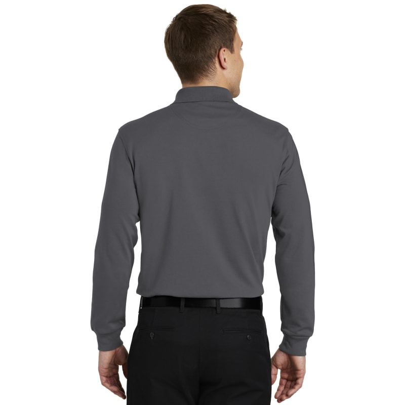 Port Authority Rapid Dry Long Sleeve Polo. 9
