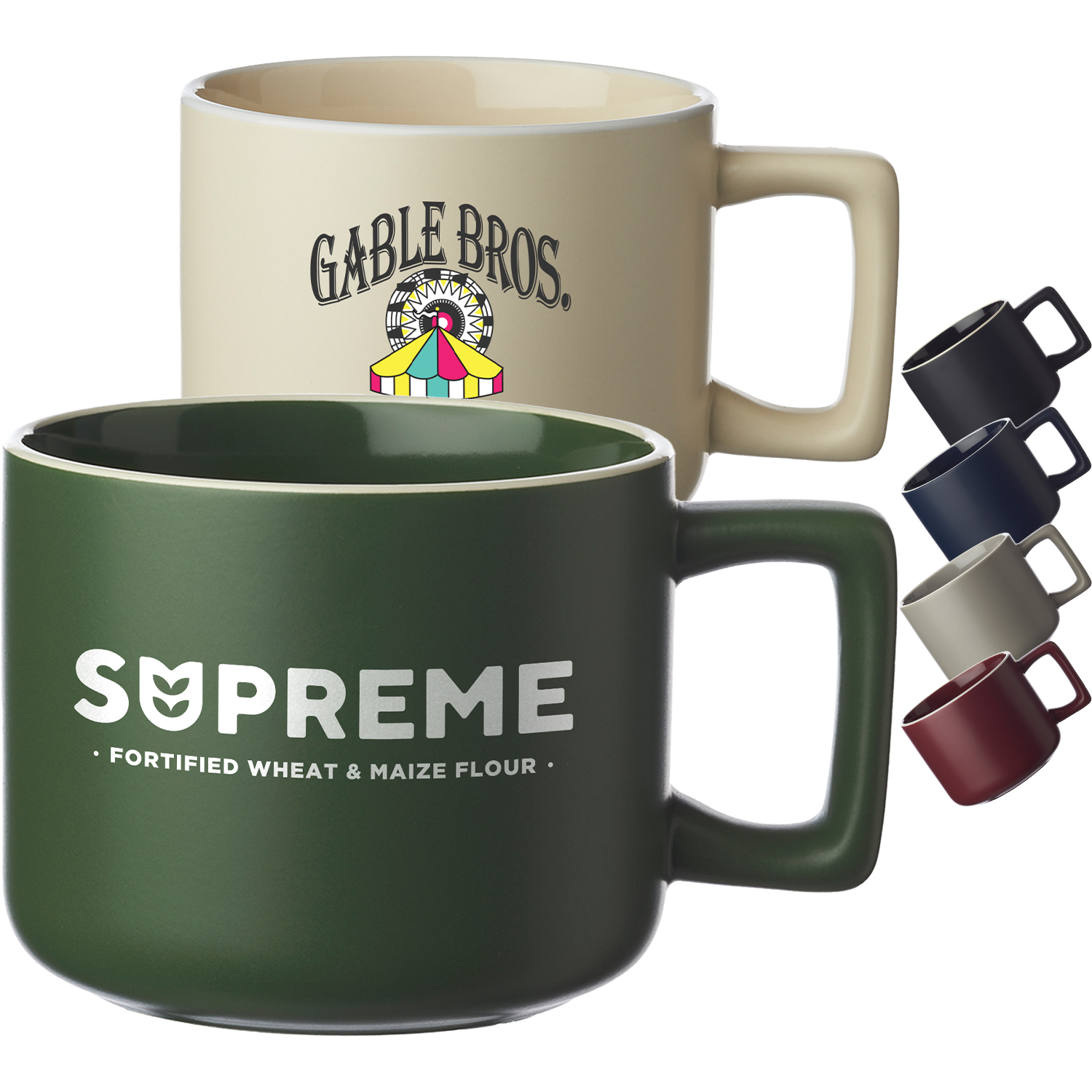 Ceramic Latte Mug – 14 oz. 2