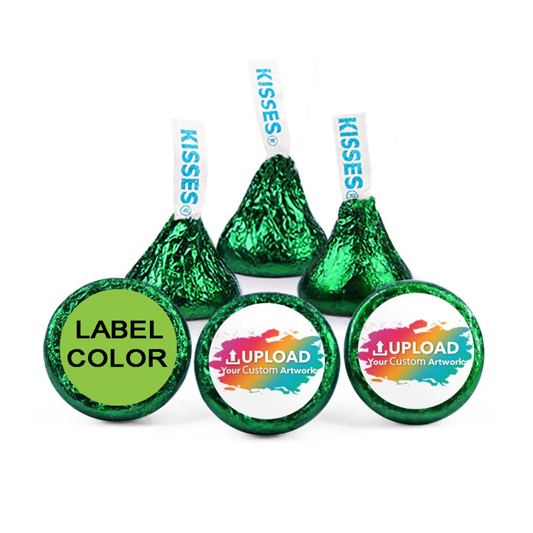 ADD Your Own Logo - Hershey's Kisses w/ Full Color Label 11