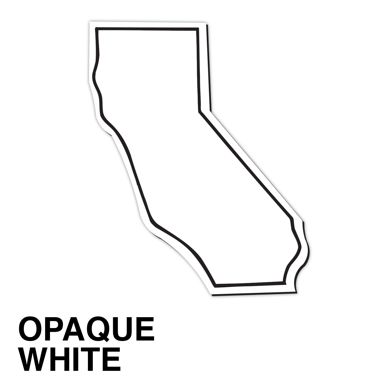 California State Shape Magnet - Full Color 3