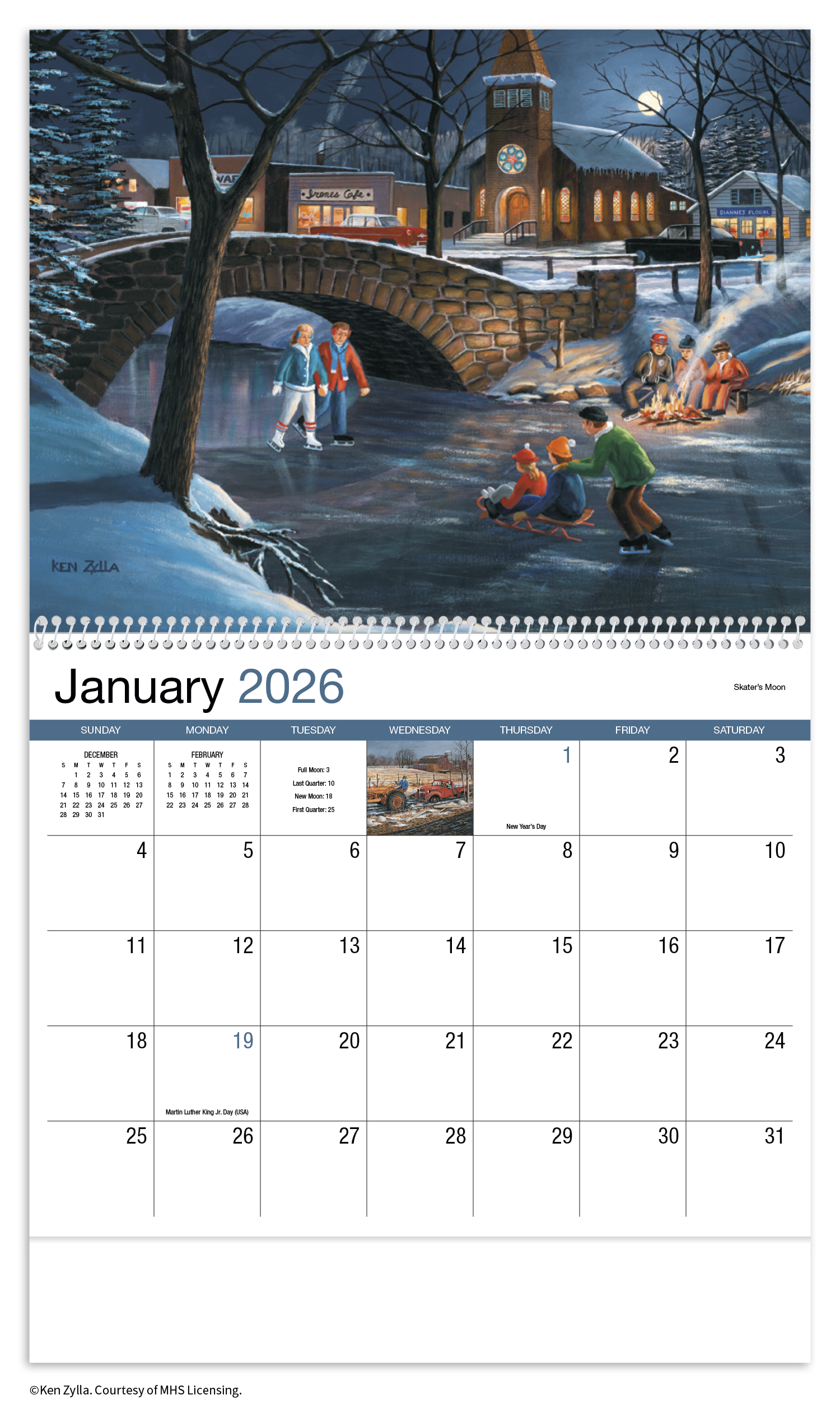 HotLine® Products America Remembered Appointment Calendar - Spiral 17