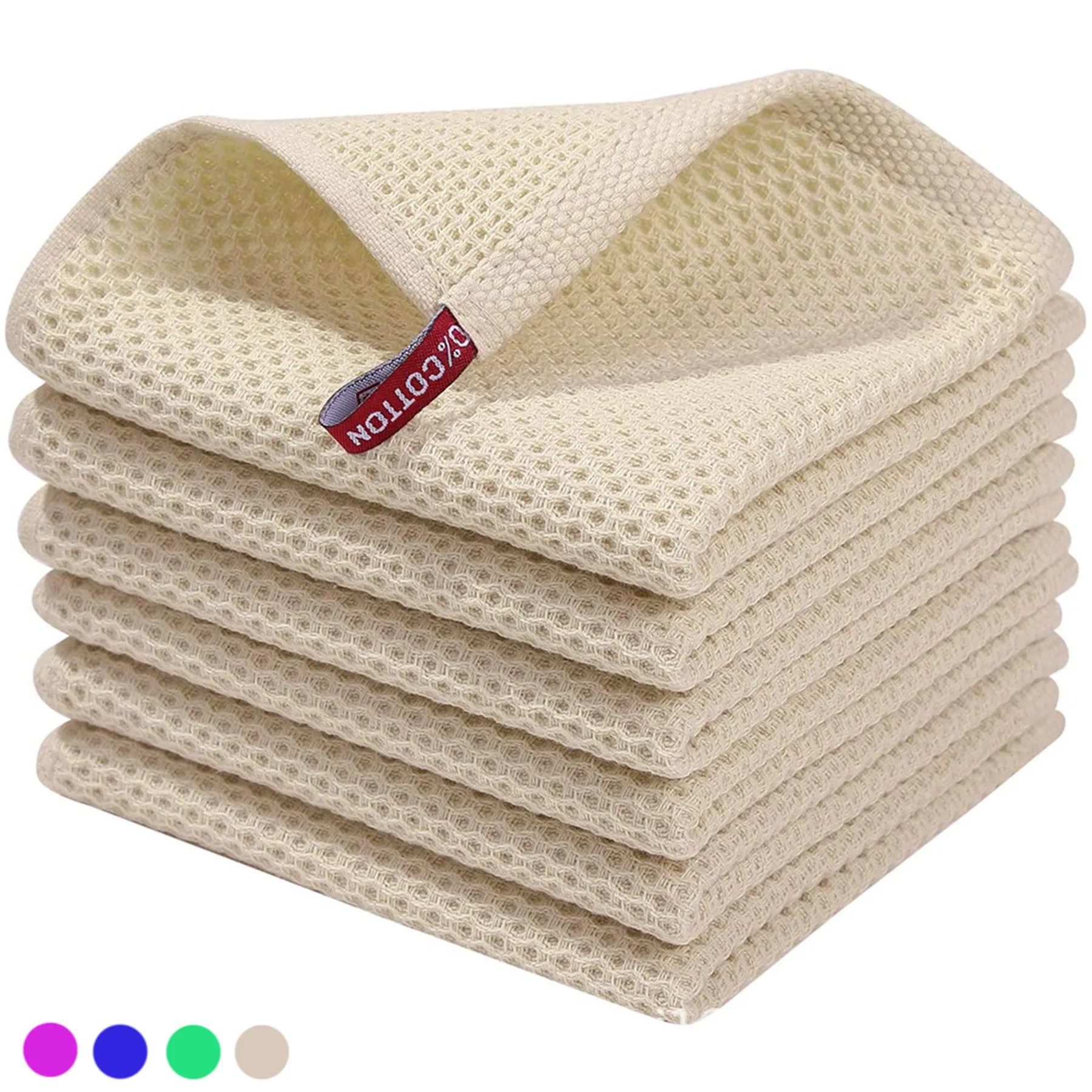 Cotton Honeycomb Dishcloth 1