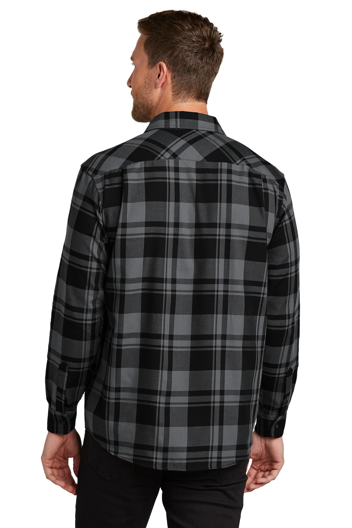 Port Authority Plaid Flannel Shirt. W668 87