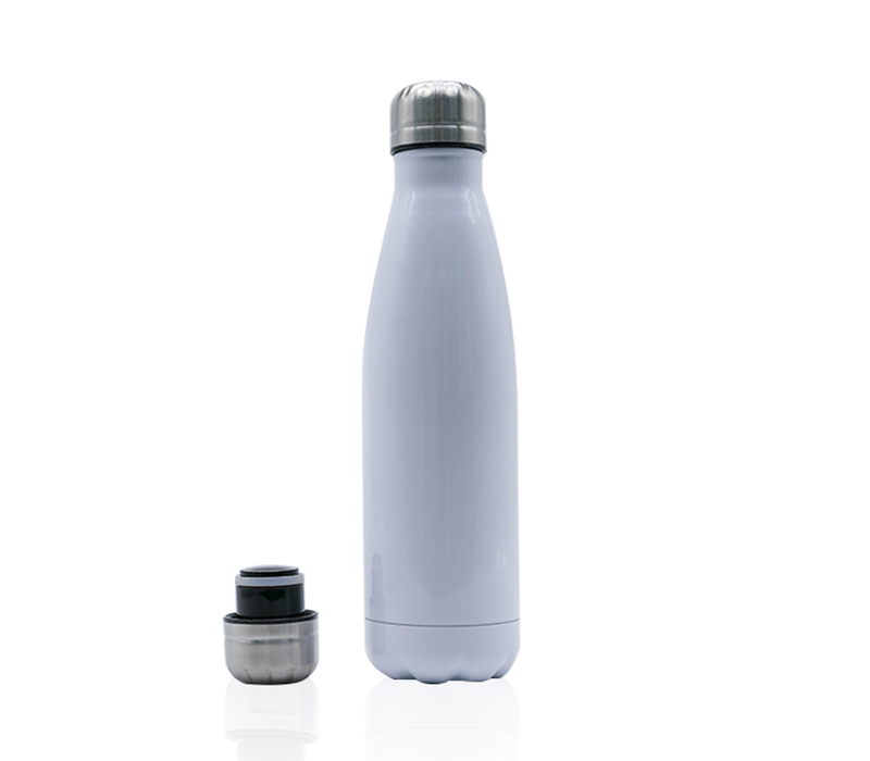Cola-Style Double Wall Stainless Steel Water Bottle, 17 oz., custom water bottle with logo imprint 5