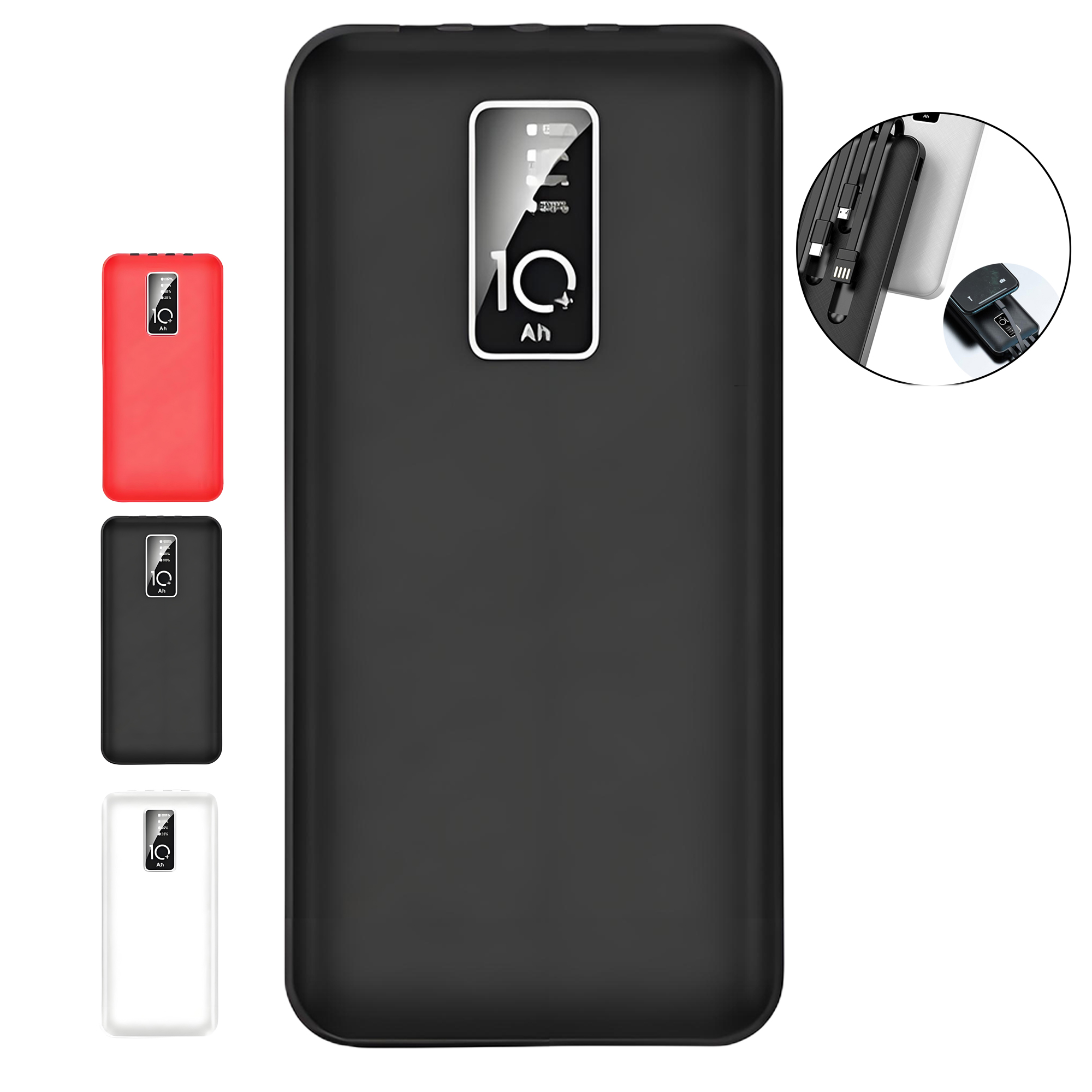 20,000 mAh 4-in-1 Power Bank w/Digital Display 4
