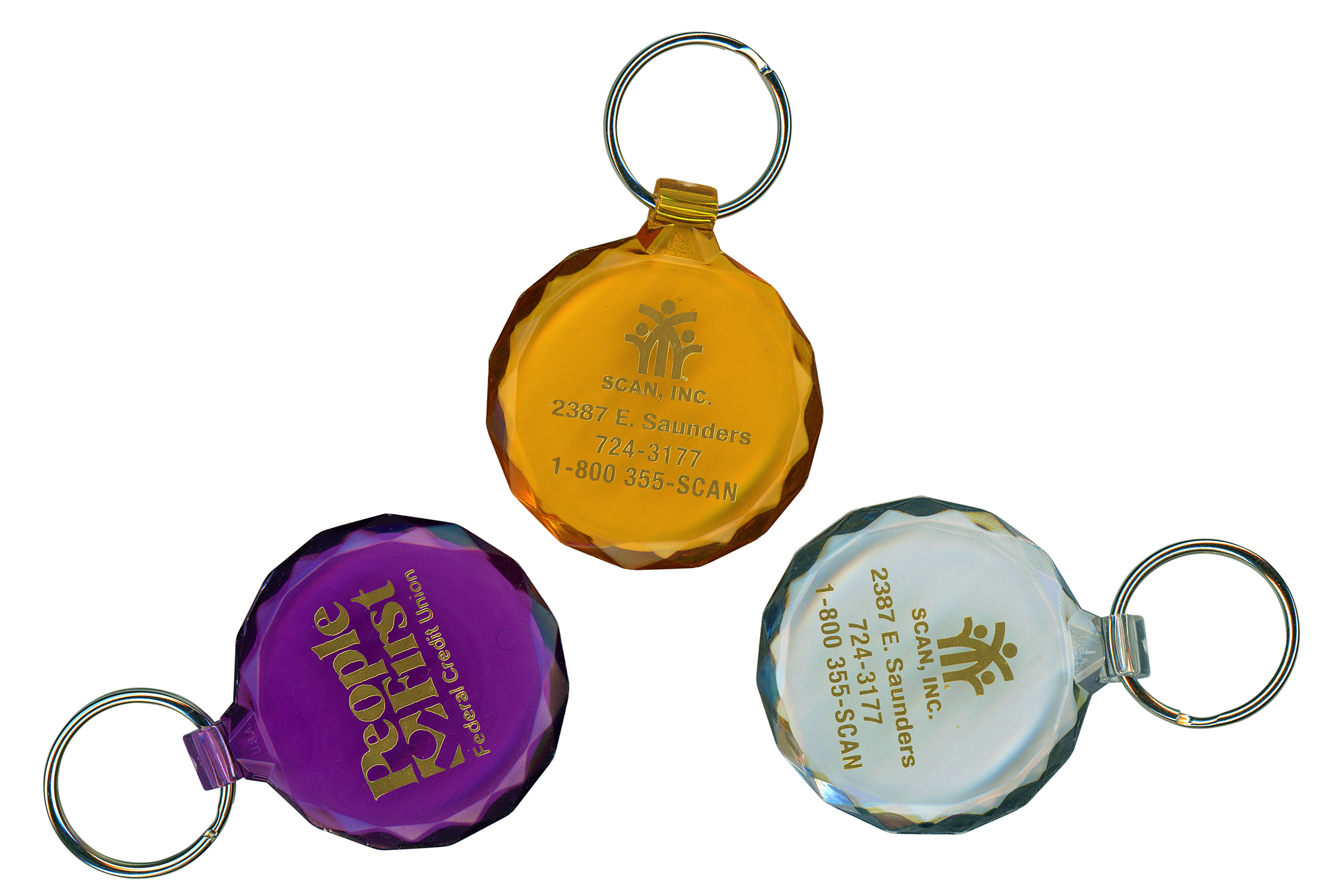 Diamond Cut Key Tag 2