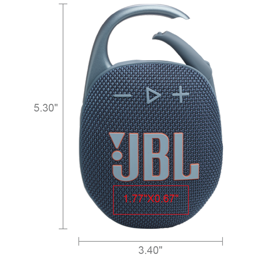 Custom JBL Clip 5 Portable Waterproof Bluetooth Speaker