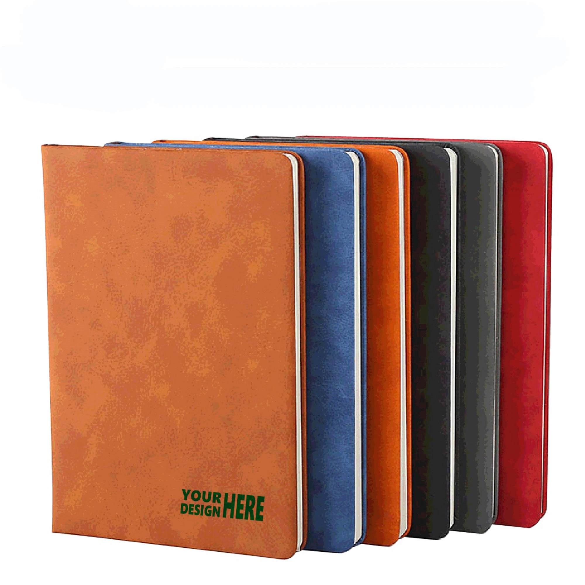 A5 Soft Leather Notebook Blank Paper