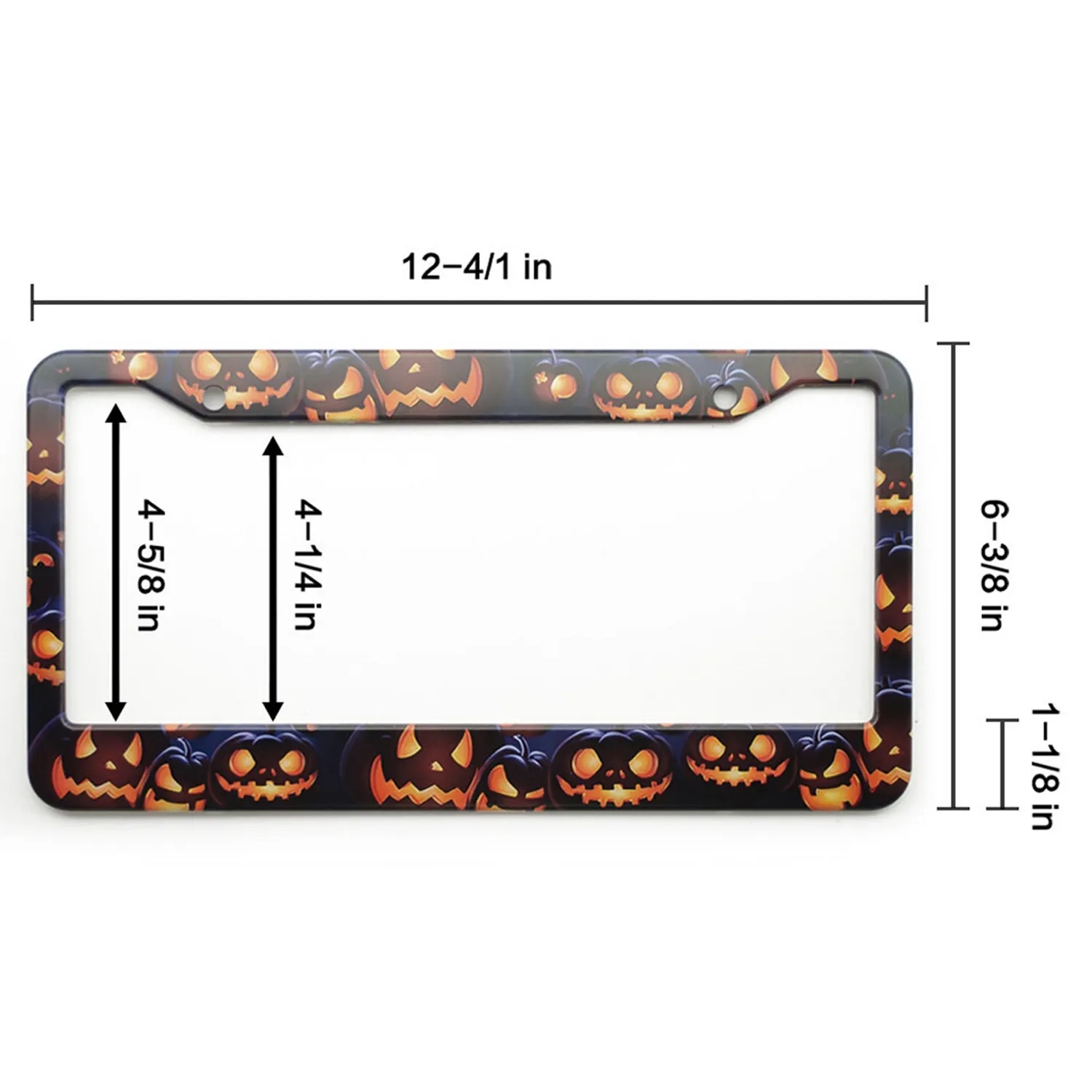 Full Color ABS Plastic License Plate Frame 4