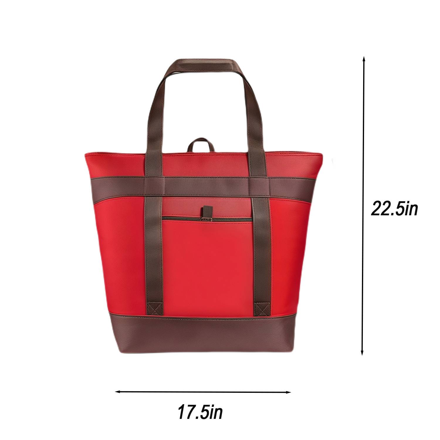 15L Two Tone Oxford Insulated Cooler Tote Bag w/ Handle 10