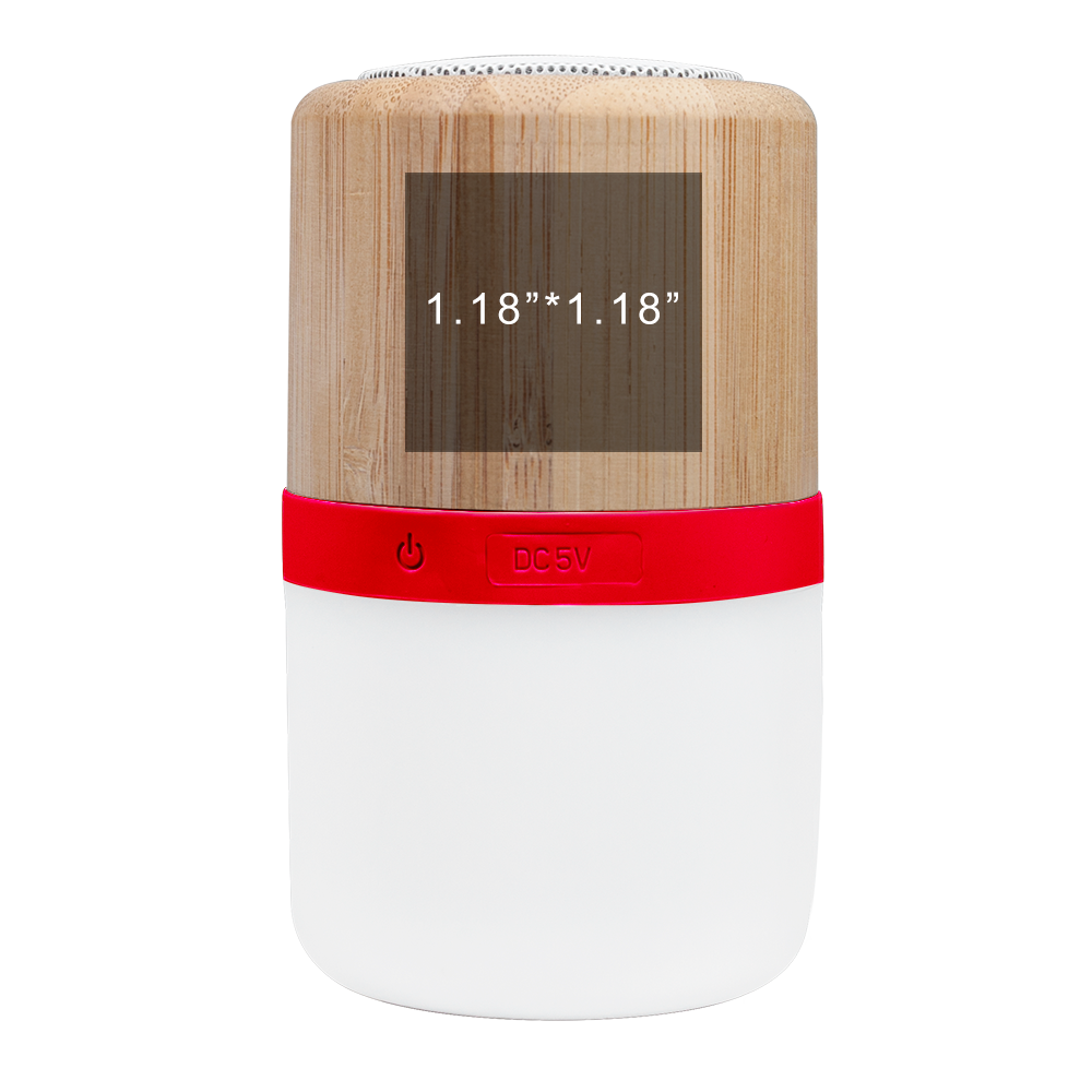 Bensley Bamboo Color Ambiance Nightlight Bluetooth Speaker