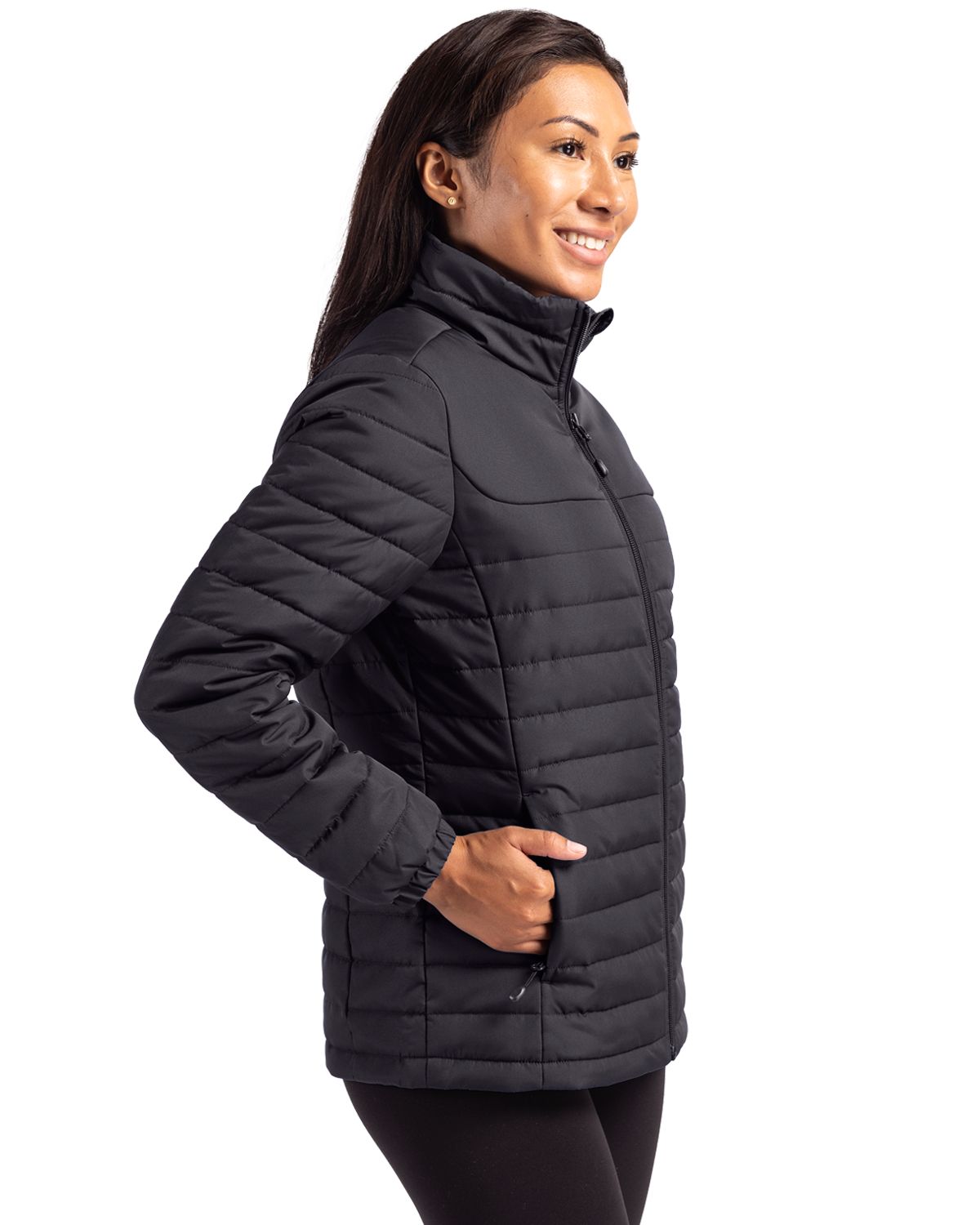Elevation Eco Full Zip Womens Puffer Jacket