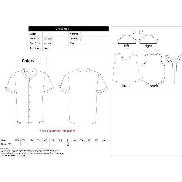 Women's Sublimation Full-Button Baseball Jersey - 150G 2
