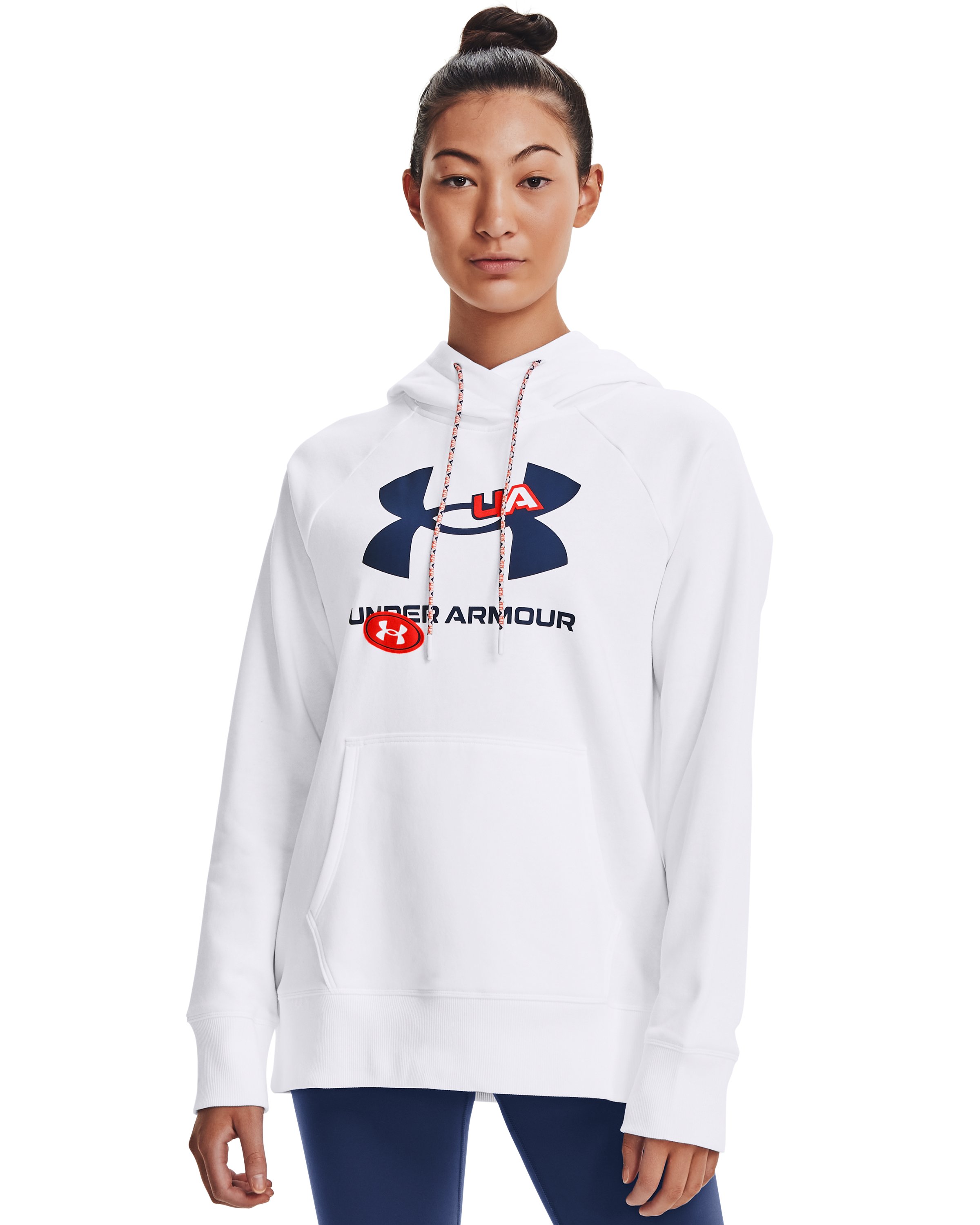 Women's UA Rival Fleece Big Logo Hoodie  3
