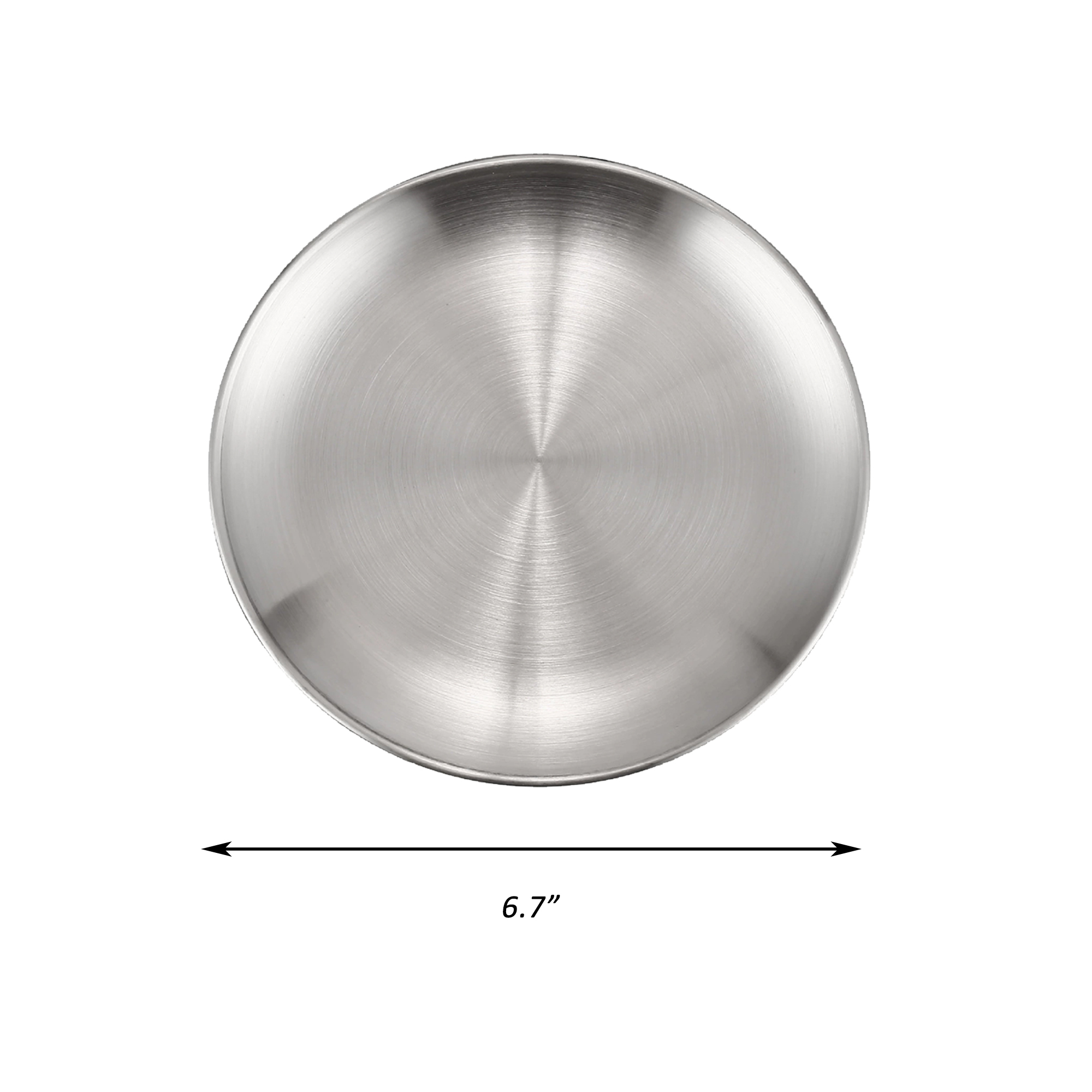 6.7" Stainless Steel Plates Available 3