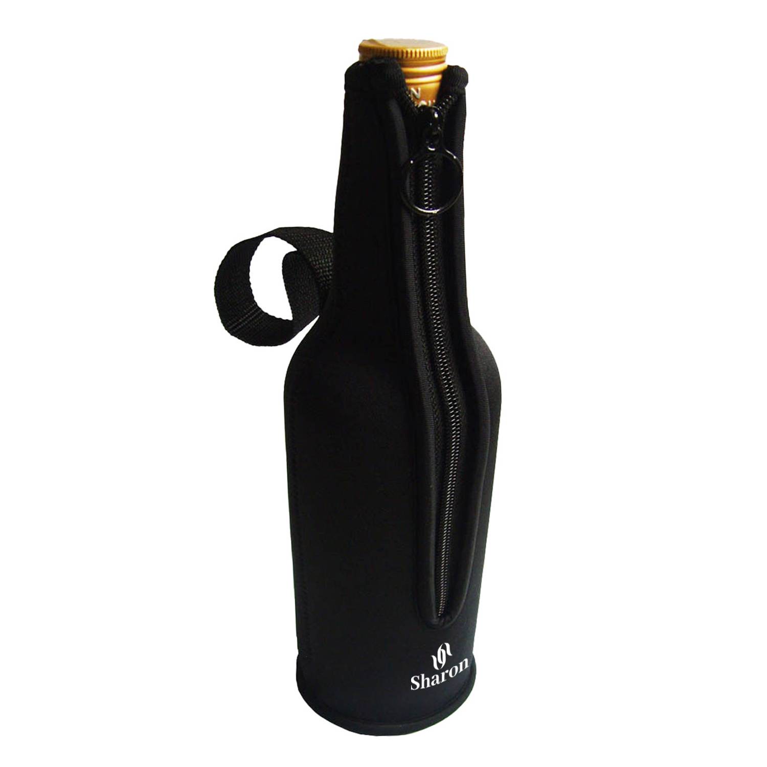 Neoprene Waterproof Zippered Bottle Sleeve 4